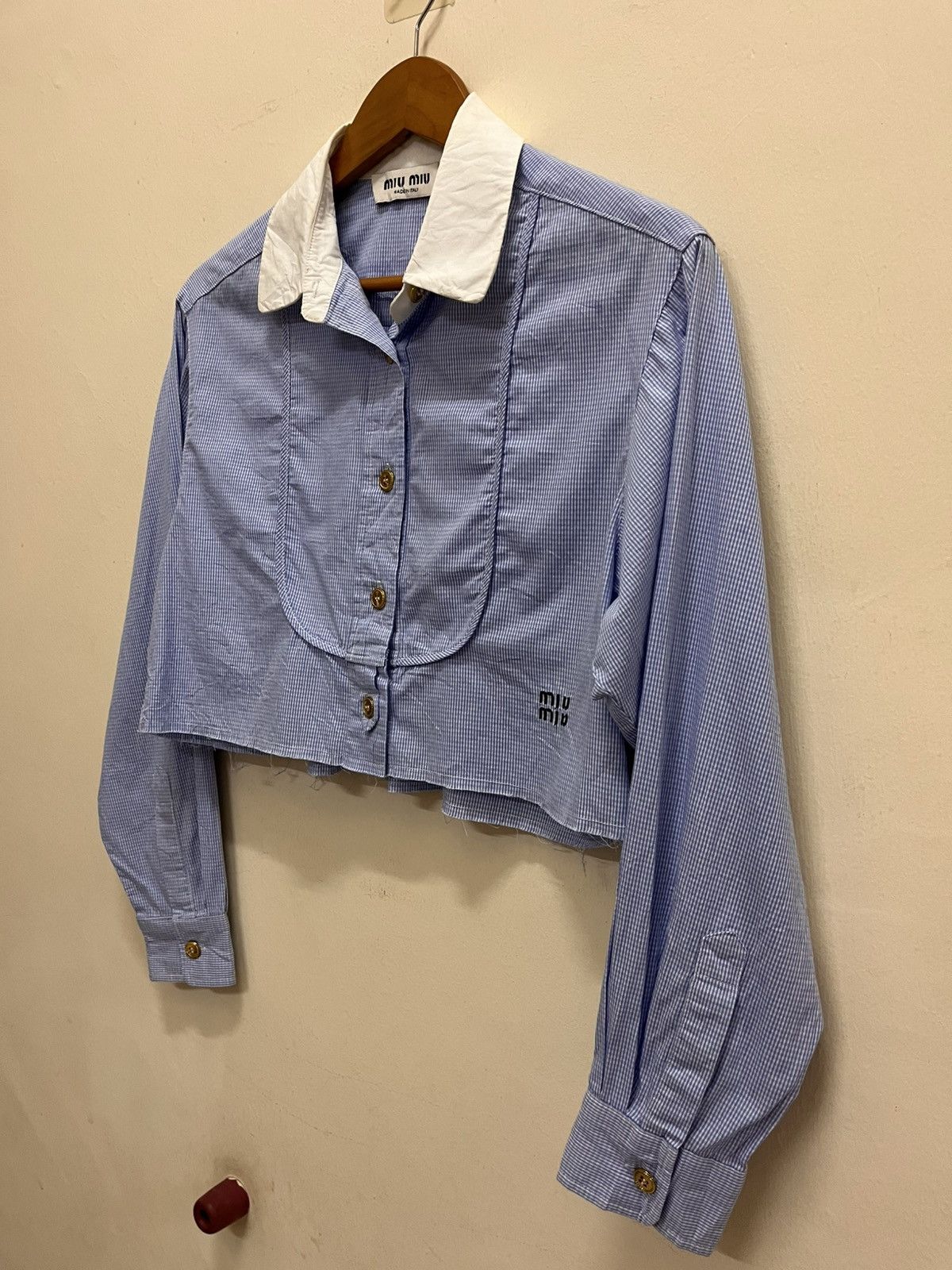 Miu Miu Miu Miu Croptop Size M / US 6-8 / IT 42-44 - 8 Thumbnail