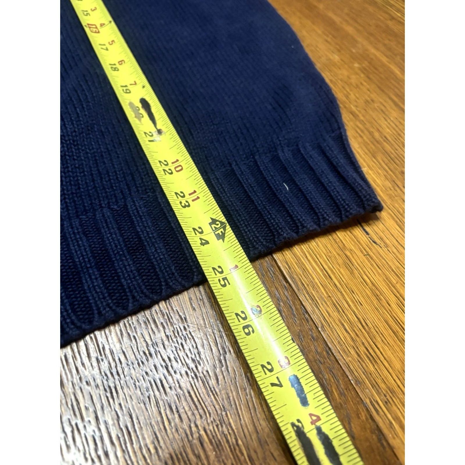 Polo Ralph Lauren VINTAGE Polo Ralph Lauren Sweat er Pullover Crewneck Cable-Knit Cotton Blue Logo Button Not Required Size US M / EU 48-50 / 2 - 4 Thumbnail