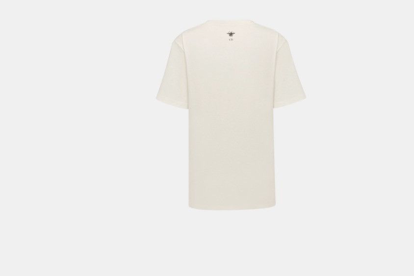 Dior o1w1db10325 413T09 T-Shirt in White Size XS / US 0-2 / IT 36-38 - 2 Thumbnail
