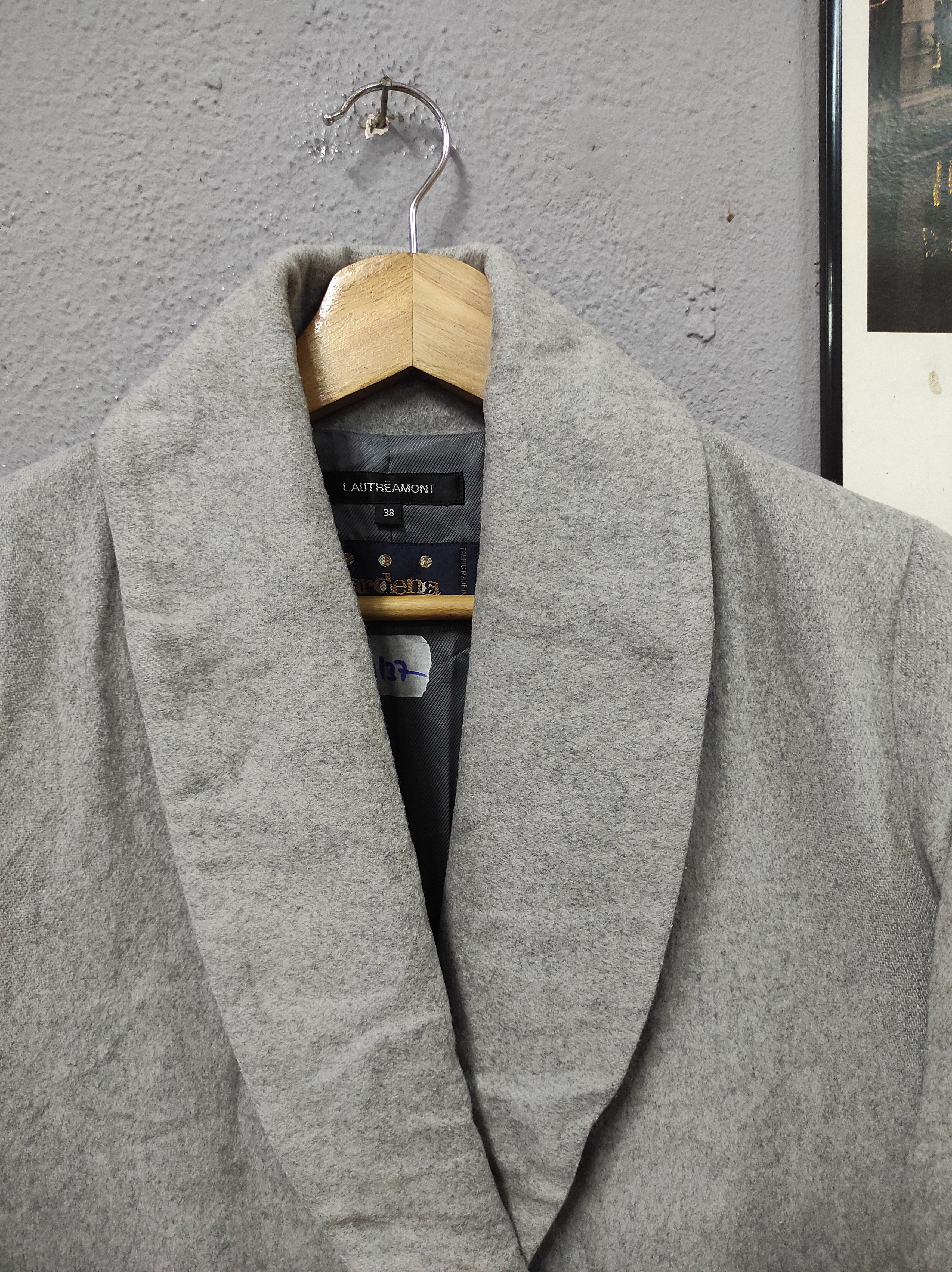 Other LAUTREAMONT ITALY DESIGNER COAT OVERCOAT LONG JACKET Size M / US 6-8 / IT 42-44 - 4 Thumbnail