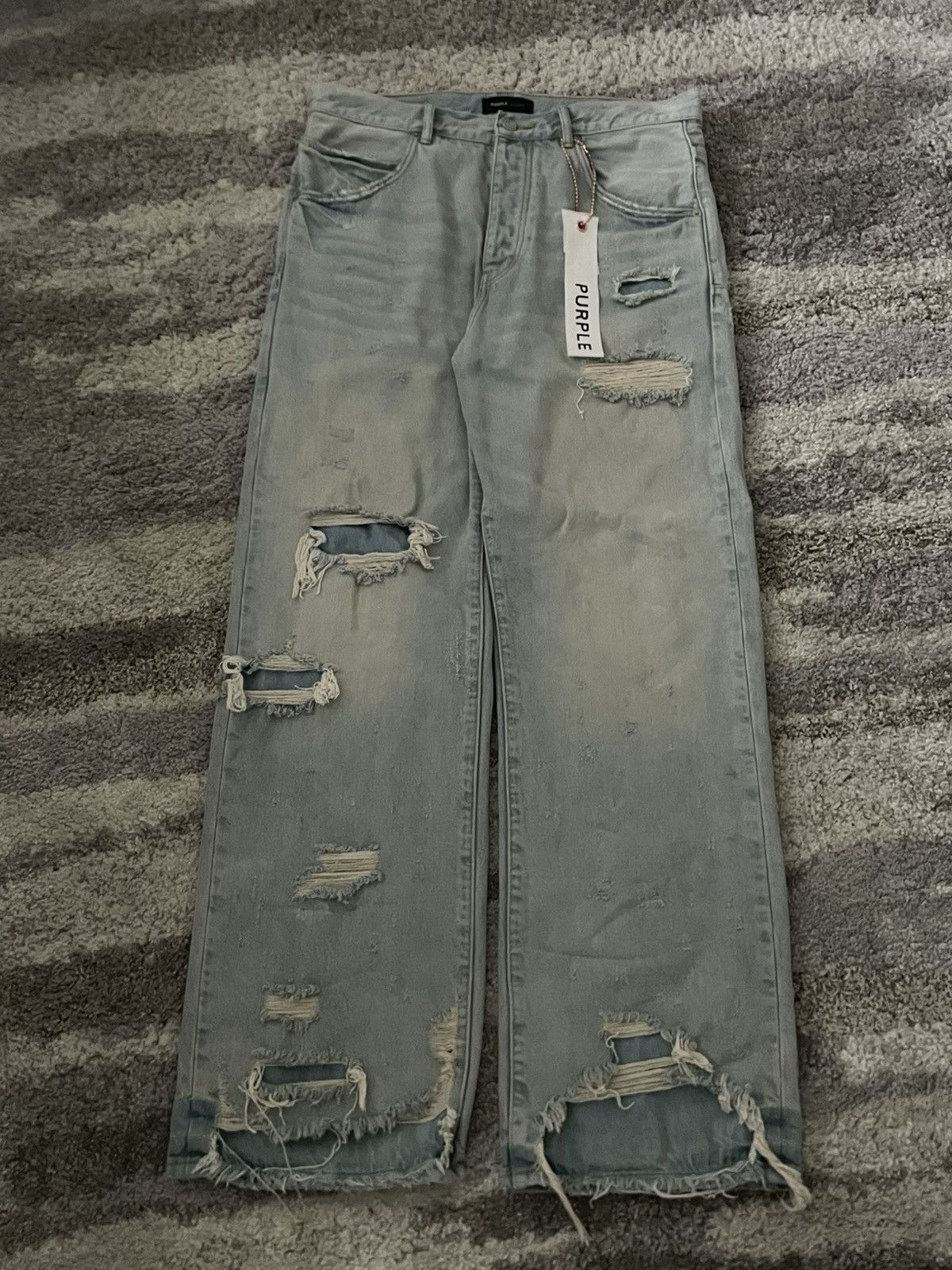 Baggy Purple Jeans