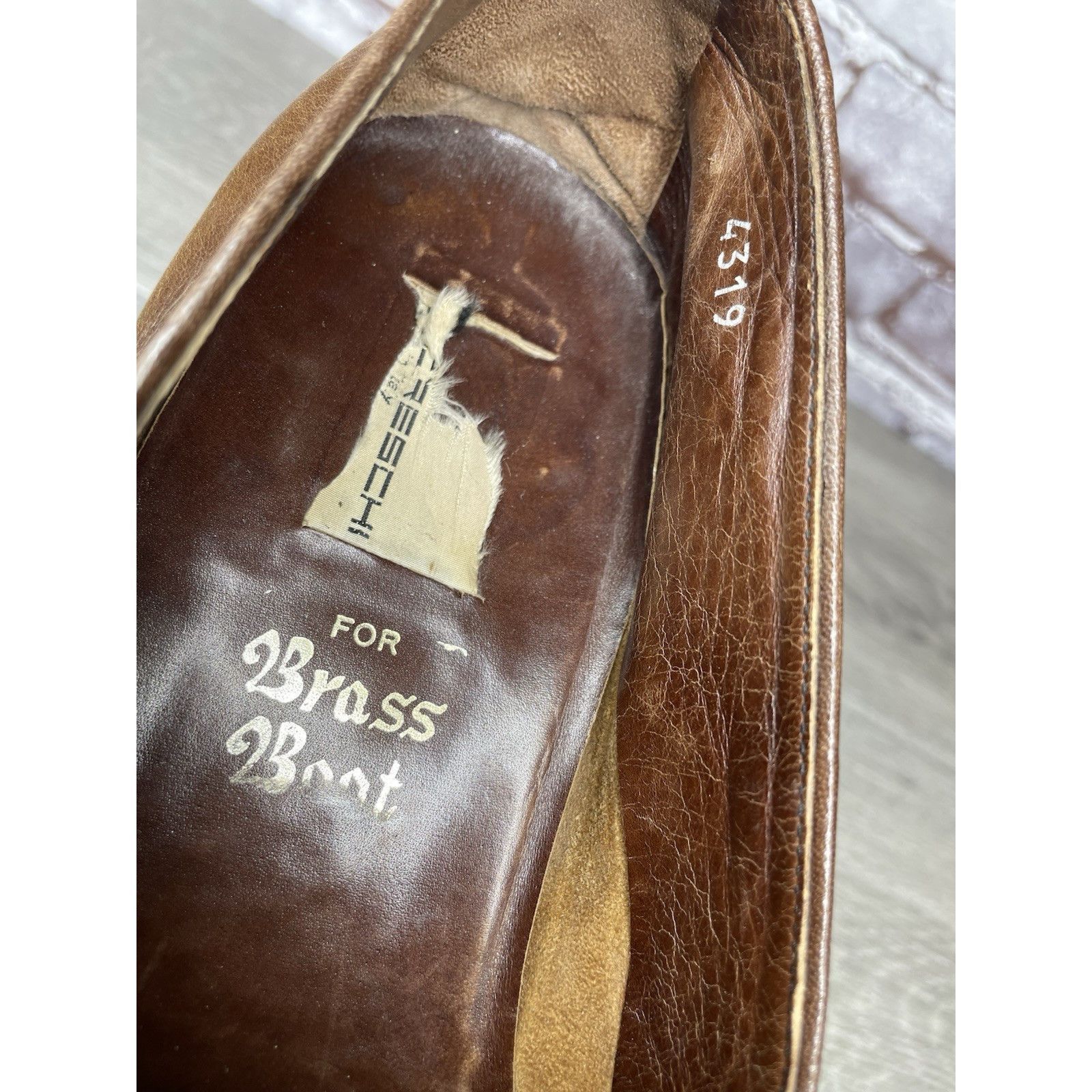 Moreschi Moreschi Brass Boot Brown Leather VTG Tassel Loafer Dress Sh Size US 8.5 / EU 41-42 - 14 Thumbnail