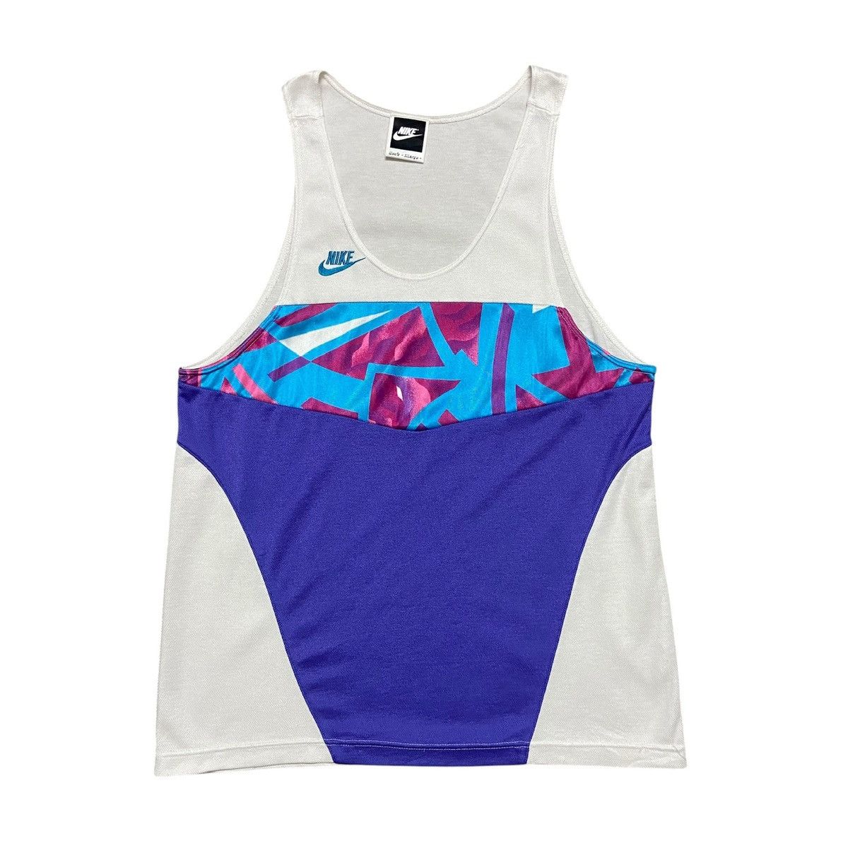 Nike × Vintage Vintage 90s Nike Tank Top Size US XL / EU 56 / 4 - 1 Thumbnail