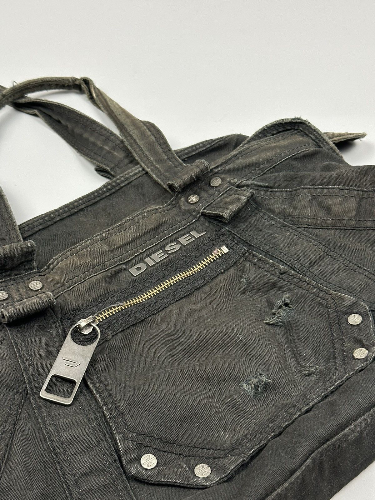 Diesel Distressed Vintage Diesel Tactical Tote Bag Size ONE SIZE - 5 Thumbnail