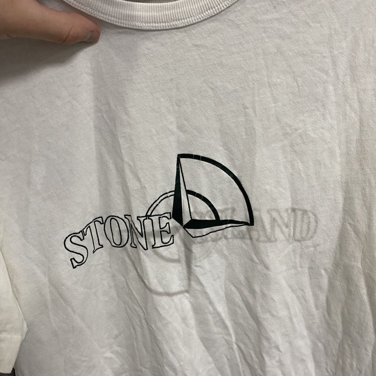 Stone Island Stone Island T-shirt Big Logo Size US S / EU 44-46 / 1 - 8 Thumbnail
