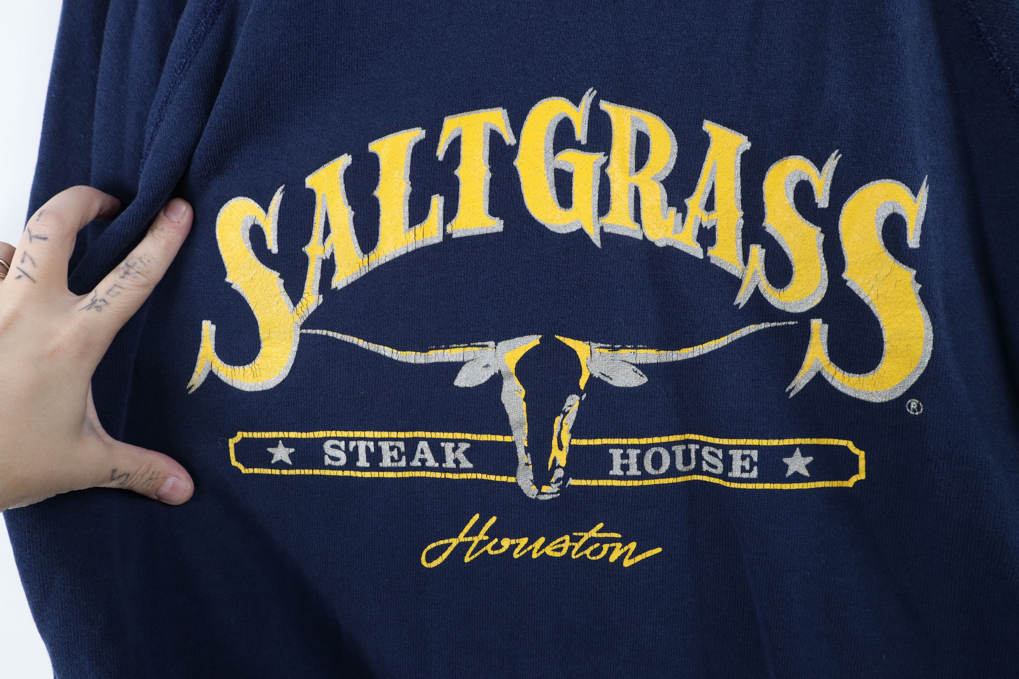 Vintage Vintage 80s 90s Saltgrass Steak House Houston Sweatshirt USA Size US XL / EU 56 / 4 - 5 Thumbnail