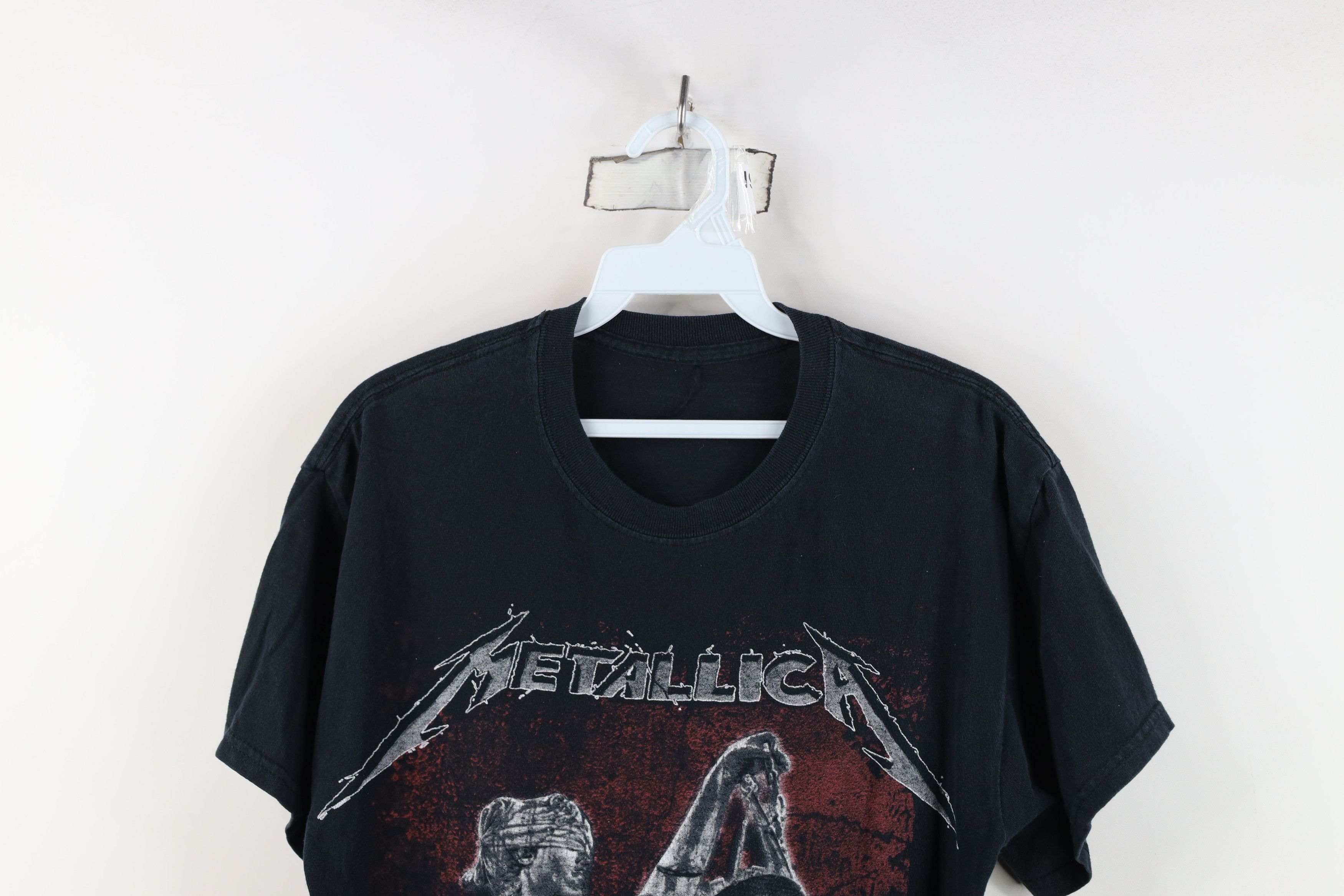 Vintage Retro Justice For All Metallica Band Short Sleeve T-Shirt Size US M / EU 48-50 / 2 - 2 Thumbnail