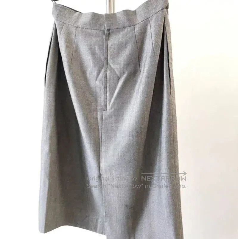 Dior Dior Gray Wool Midi Skirt for Women . Size 23" - 2 Thumbnail