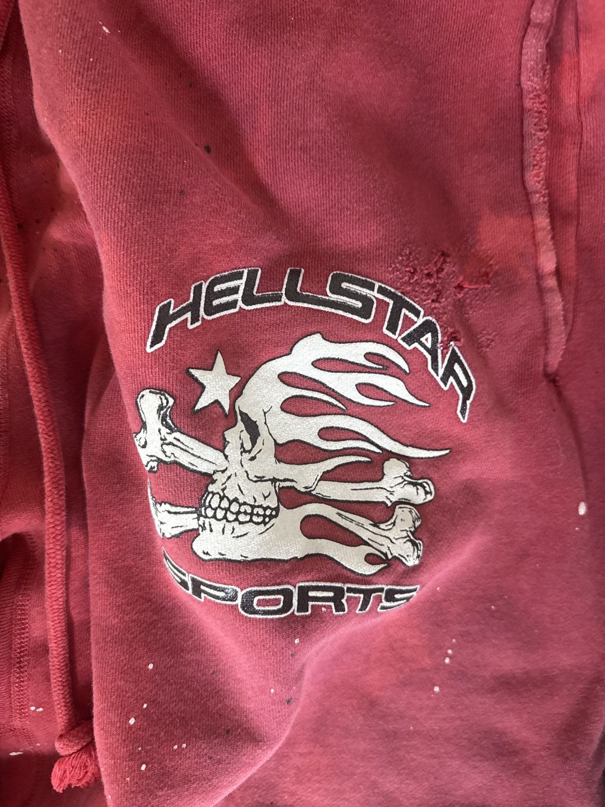 HELLSTAR Hellstar sports bone sweatpant maroon large Size US 34 / EU 50 - 6 Thumbnail