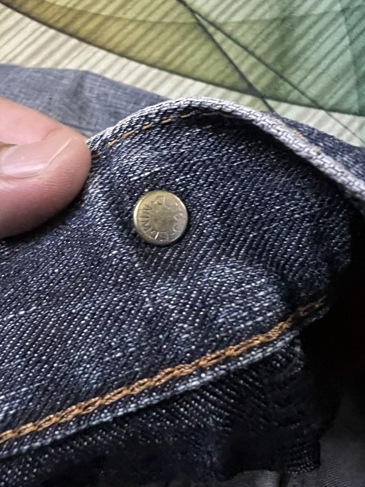 Edwin 💥Vintage Edwin Blue Trip Tokyo Japan Washed Jean Size US 31 - 12 Thumbnail