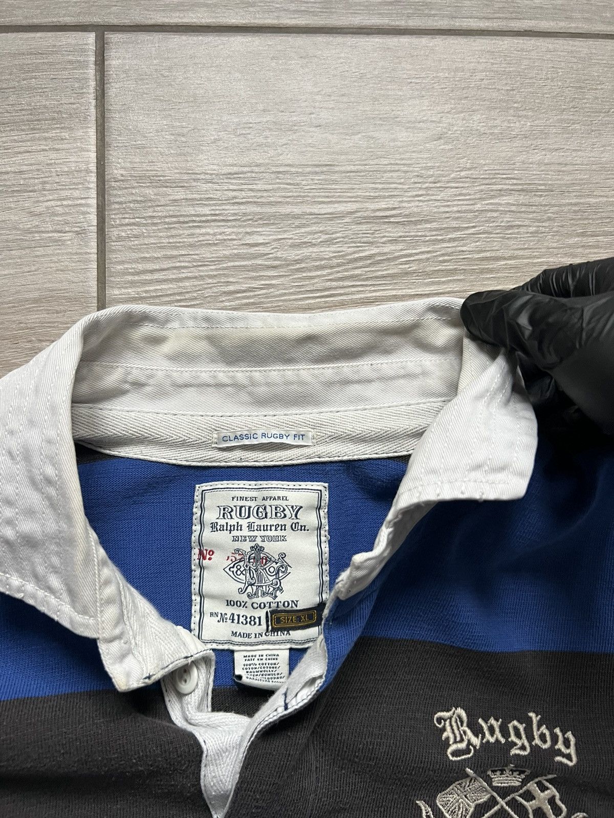 Polo Ralph Lauren VINTAGE POLO RALPH LAUREN RUGBY T SHIRT TEE BIG LOGO Size US XL / EU 56 / 4 - 6 Thumbnail