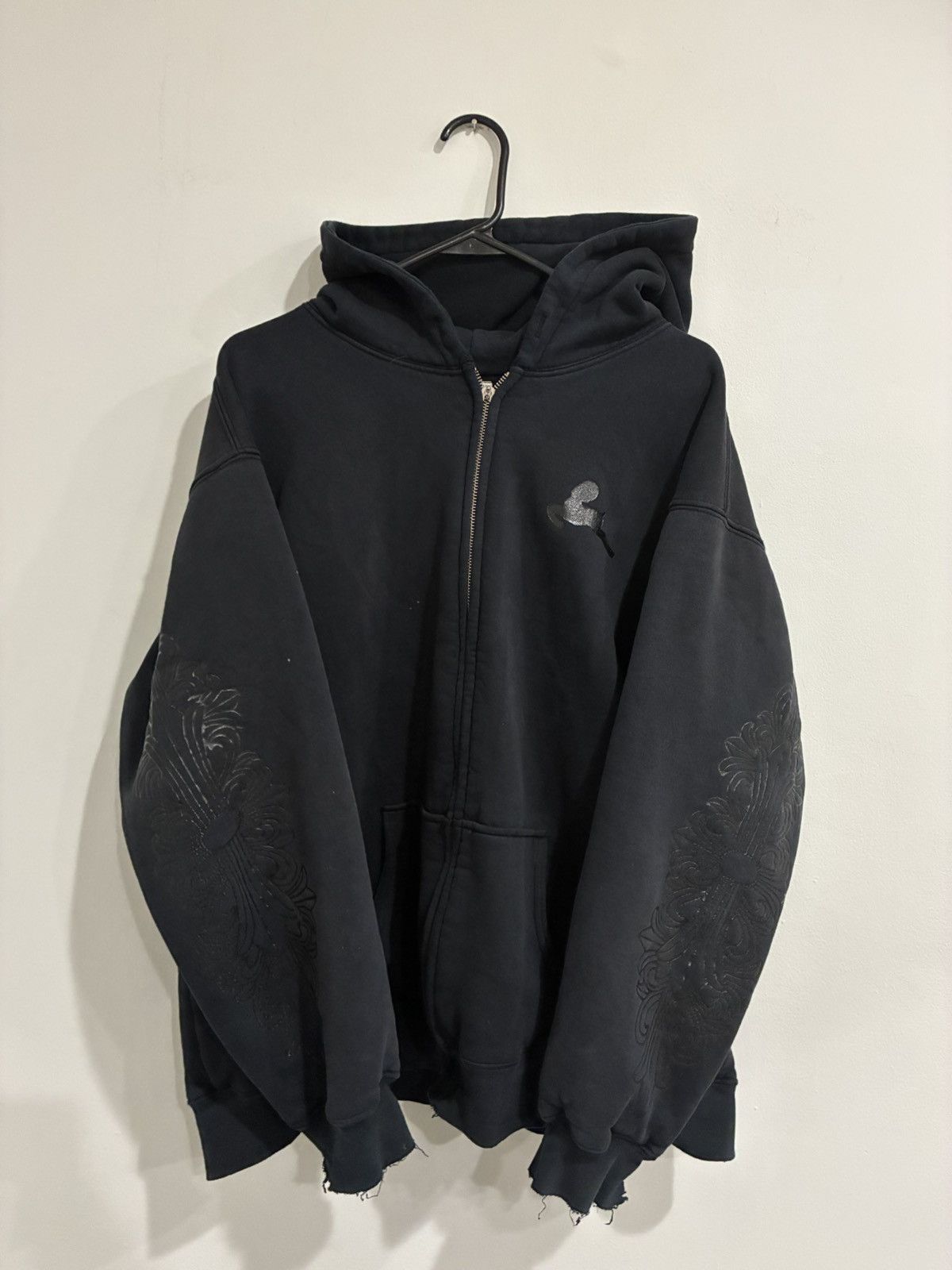 Chrome Hearts 90s Foti Floral Thermal Zip Up