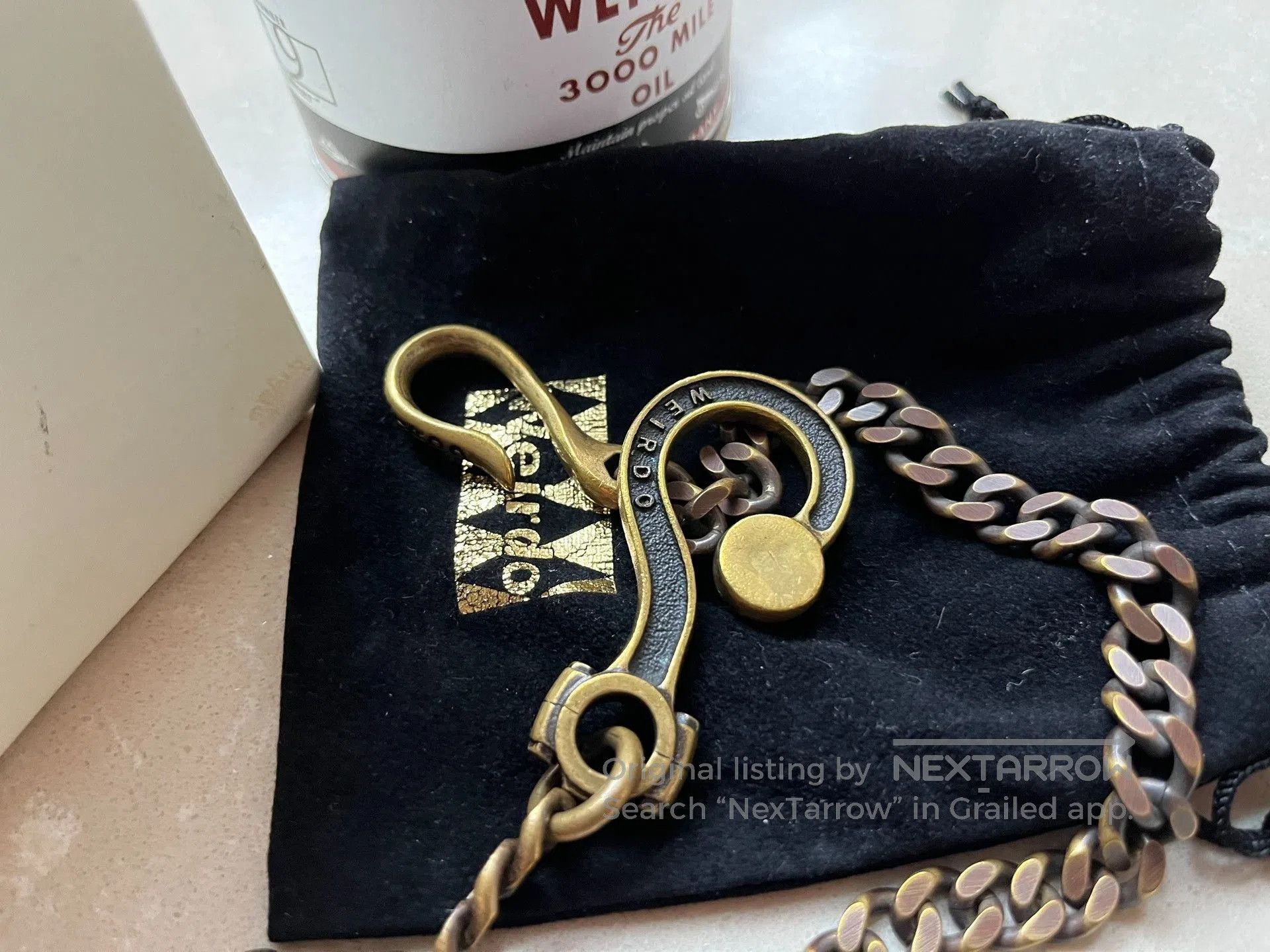 Other Weirdo Brass Pants Wallet Chain. Size ONE SIZE - 3 Thumbnail