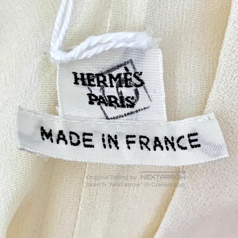 Hermes Hermes Beige Wool Round Neck Long Sleeve Top Size XS / US 0-2 / IT 36-38 - 5 Thumbnail