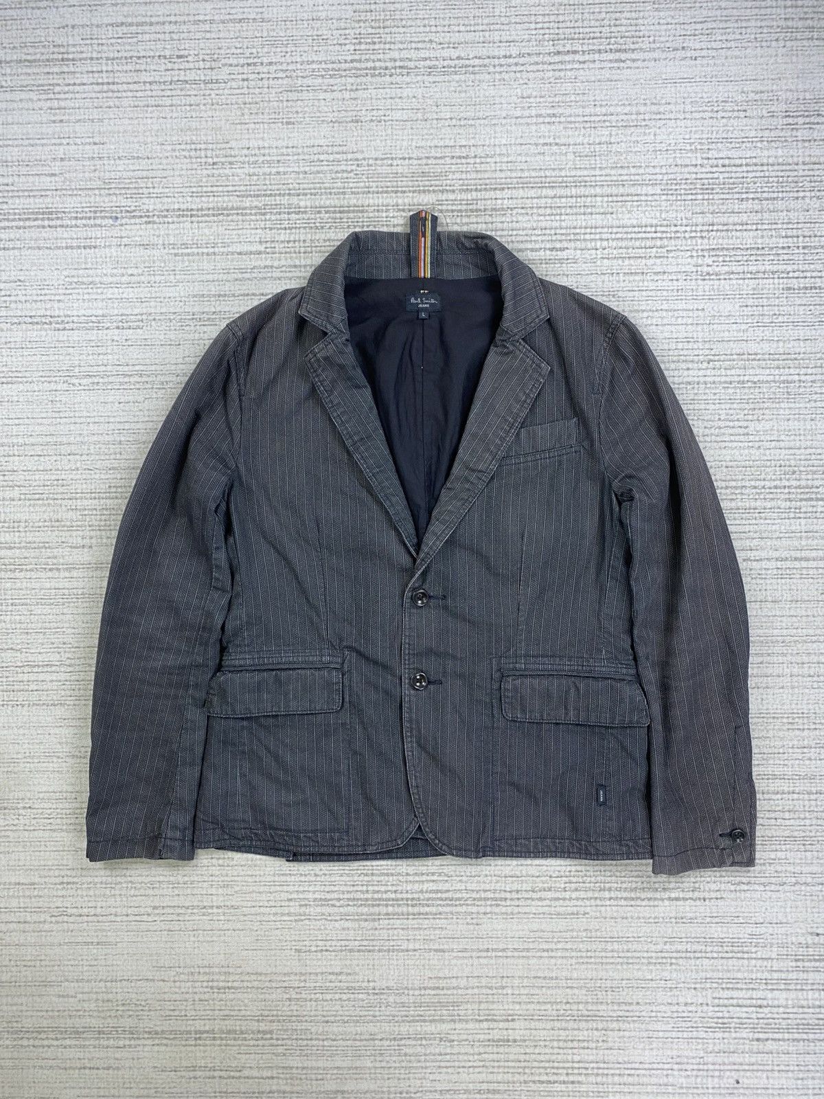 Japanese Brand × Paul Smith × Vintage Vintage Paul Smith Jeans Harringbone Blazer Jacket Size US M / EU 48-50 / 2 - 1 Thumbnail