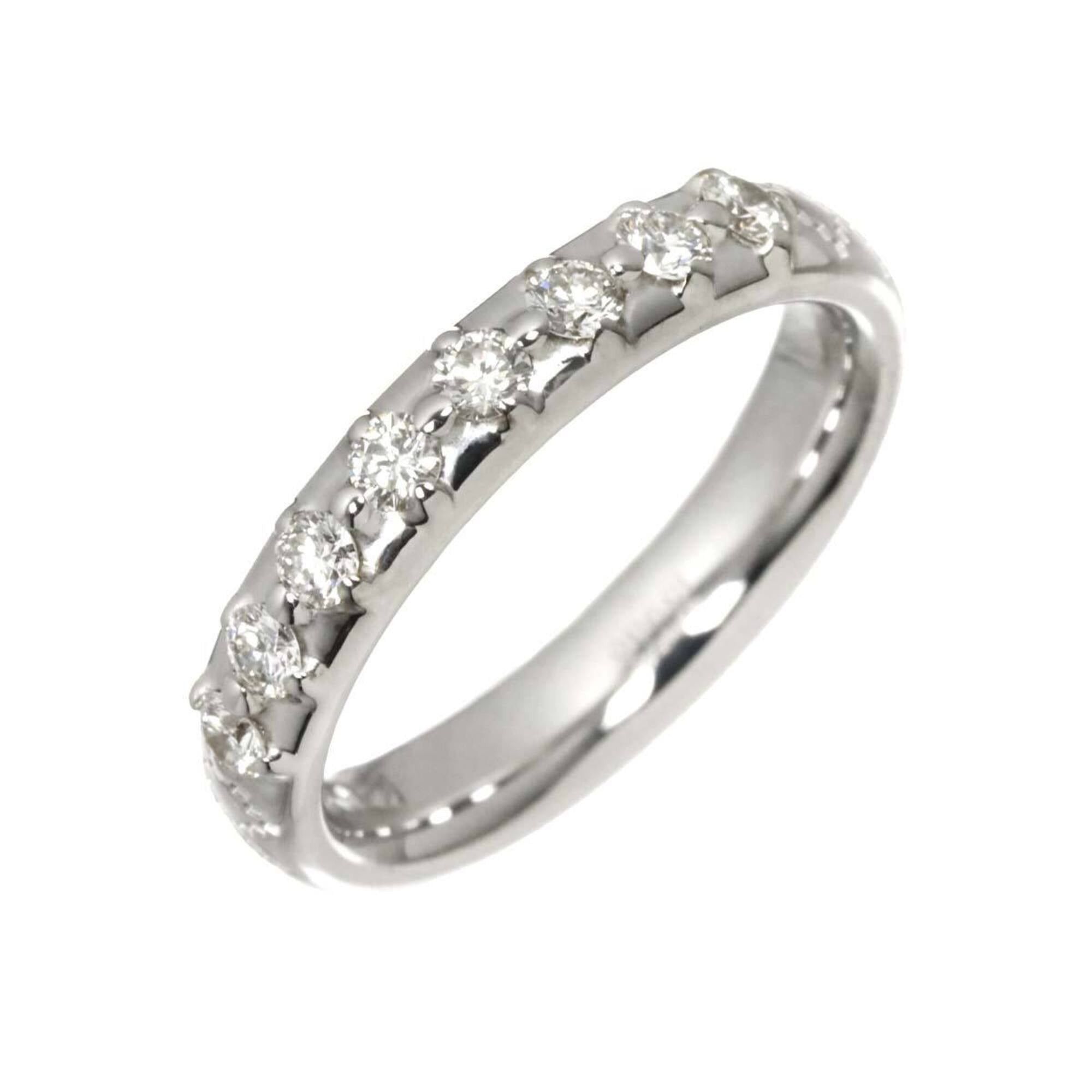 Gucci Gucci Diamantissima #8 Ring with Diamonds, 18K White Gold (750) Size ONE SIZE - 1 Thumbnail