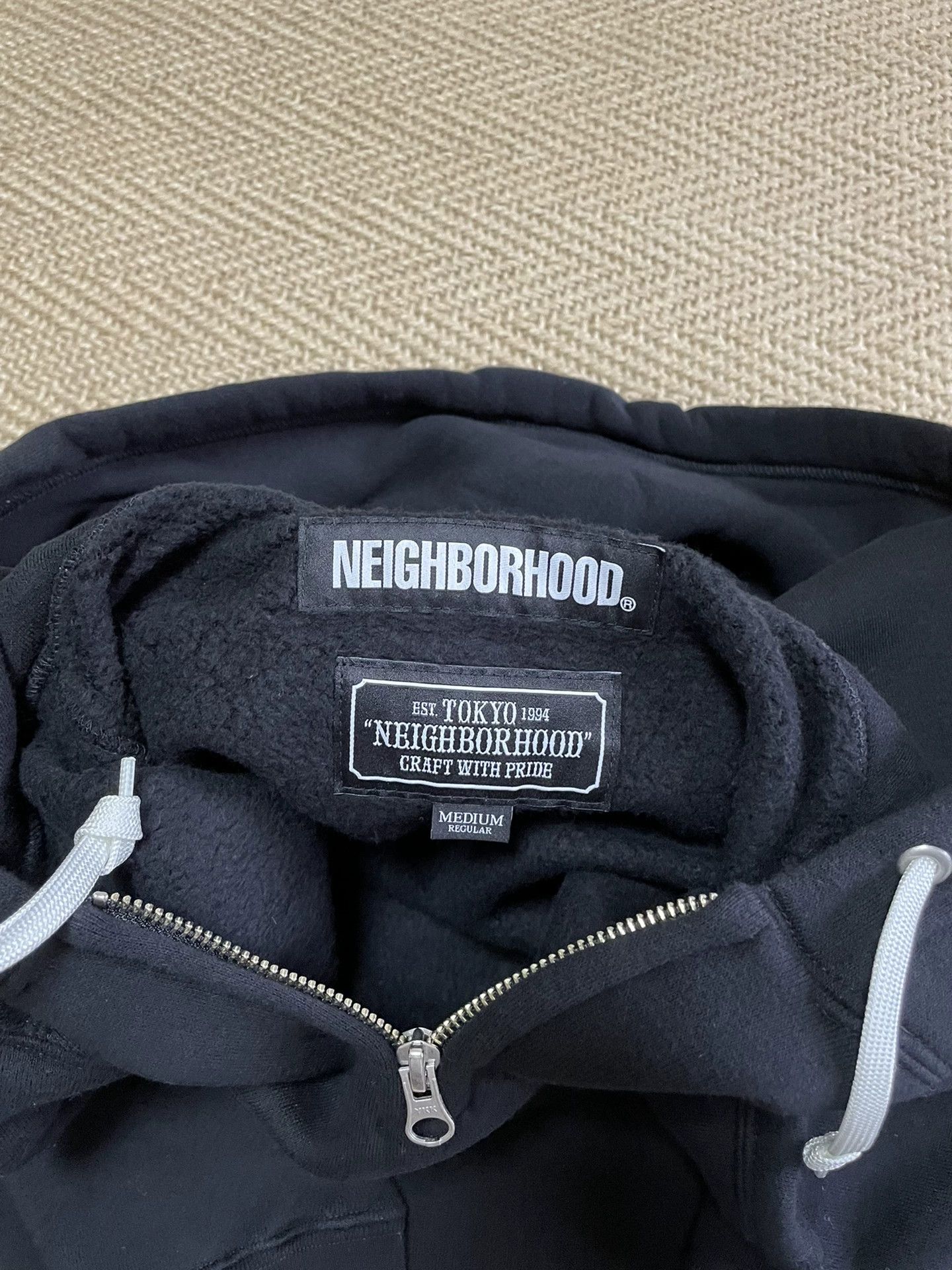 Neighborhood NBHD 18AW Half-Zip Fleece-Lined Hoodie M (new) Size US M / EU 48-50 / 2 - 5 Thumbnail