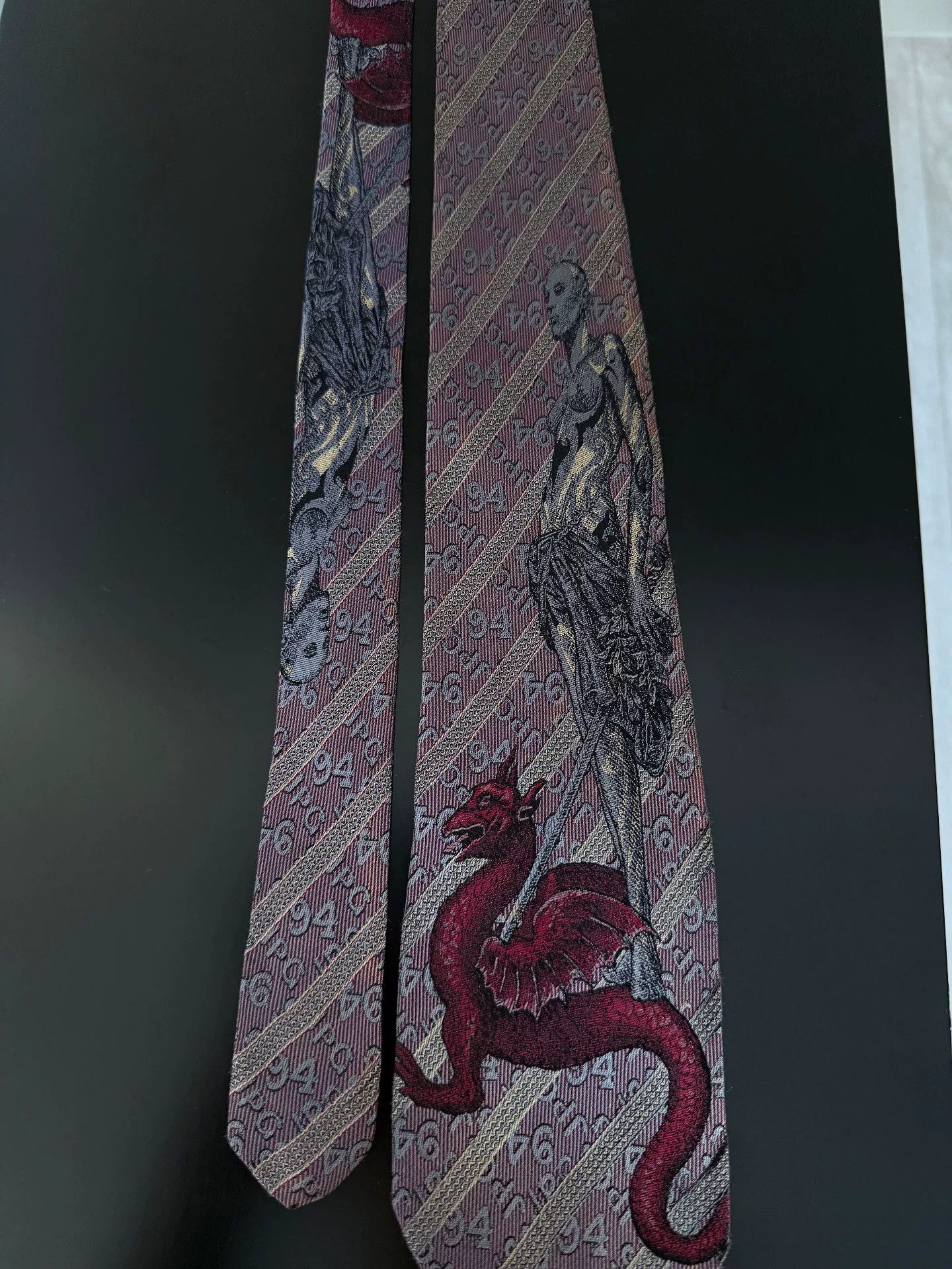 Jean Paul Gaultier Jean Paul Gaultier Sci-fi Design Tie Size ONE SIZE - 1 Thumbnail