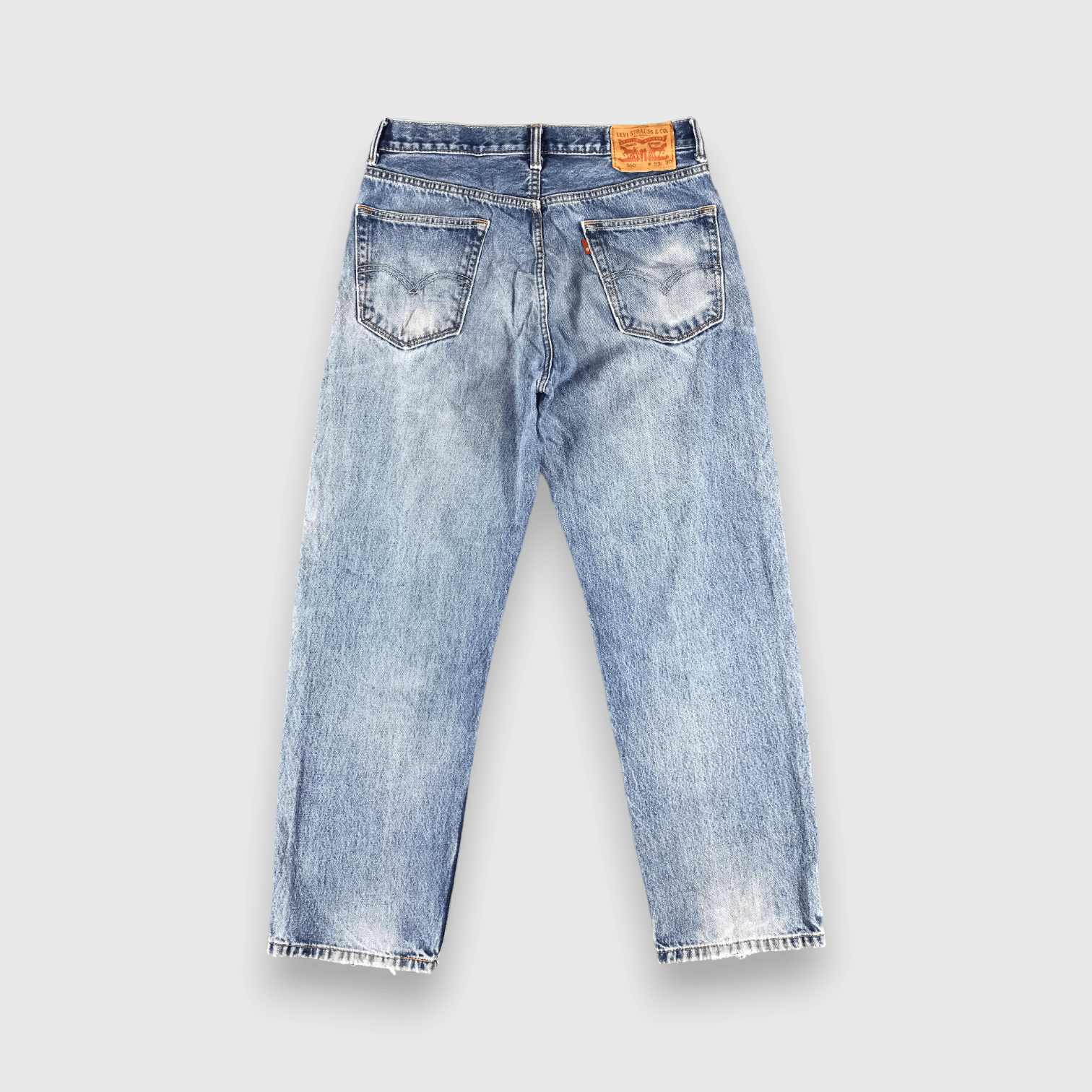 Levi's Vintage Blue Wash Levis 550 Jeans-J2384 Size US 33 - 2 Thumbnail