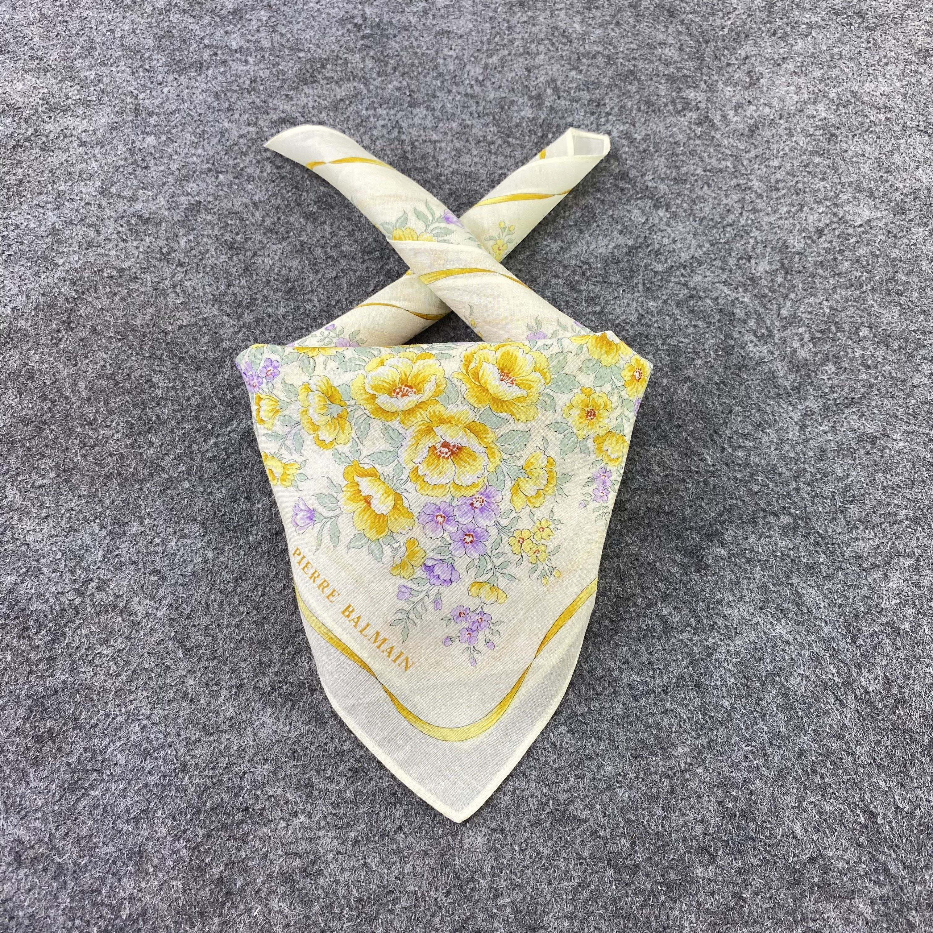 Pierre Balmain Pierre Balmain Handkerchief / Bandana / Neckerchief -B929 Size ONE SIZE - 2 Thumbnail