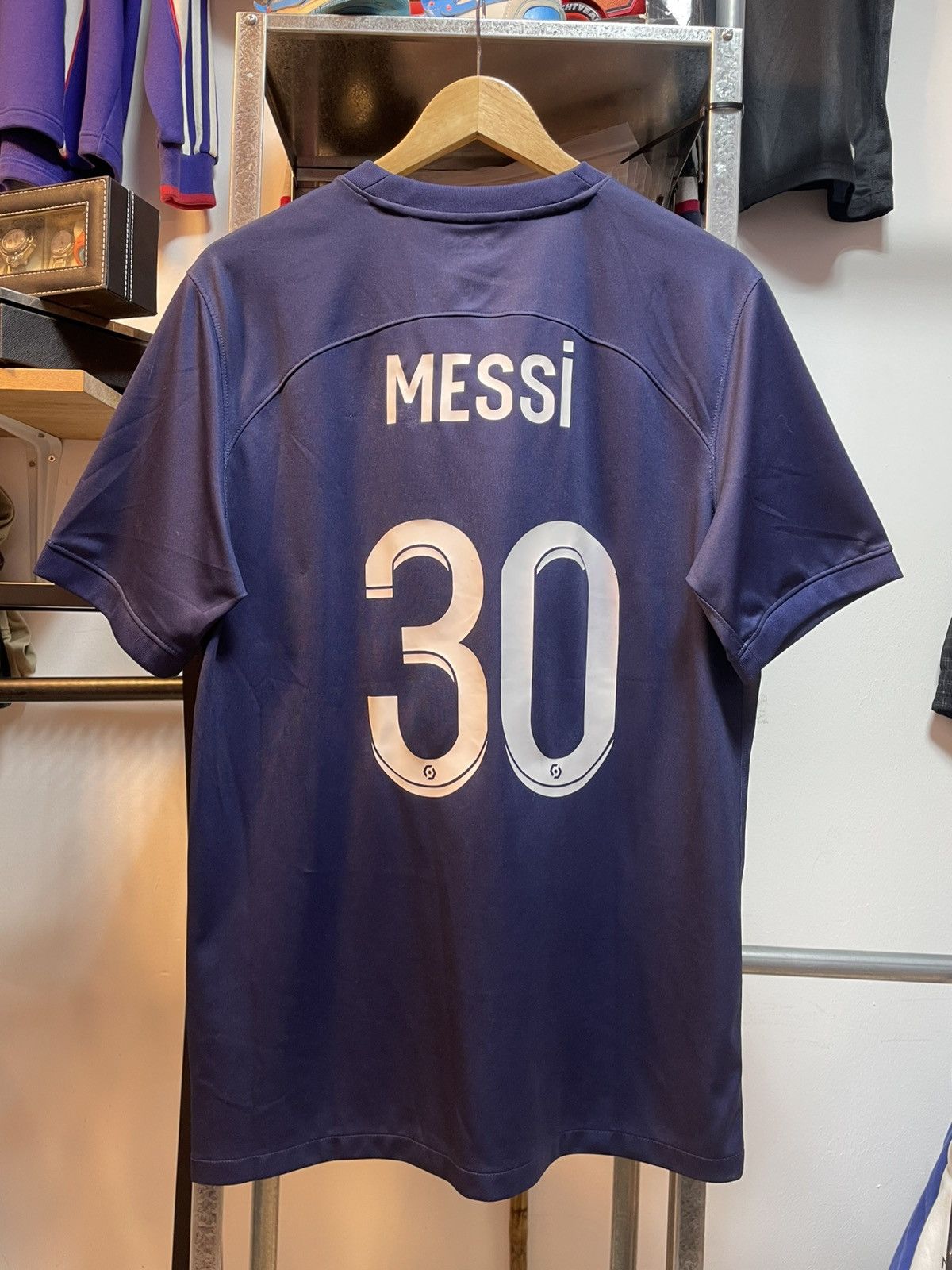 Nike × Vintage 2022-2023 Paris Saint-Germian MESSI 30 Home Kit Size US L / EU 52-54 / 3 - 3 Thumbnail