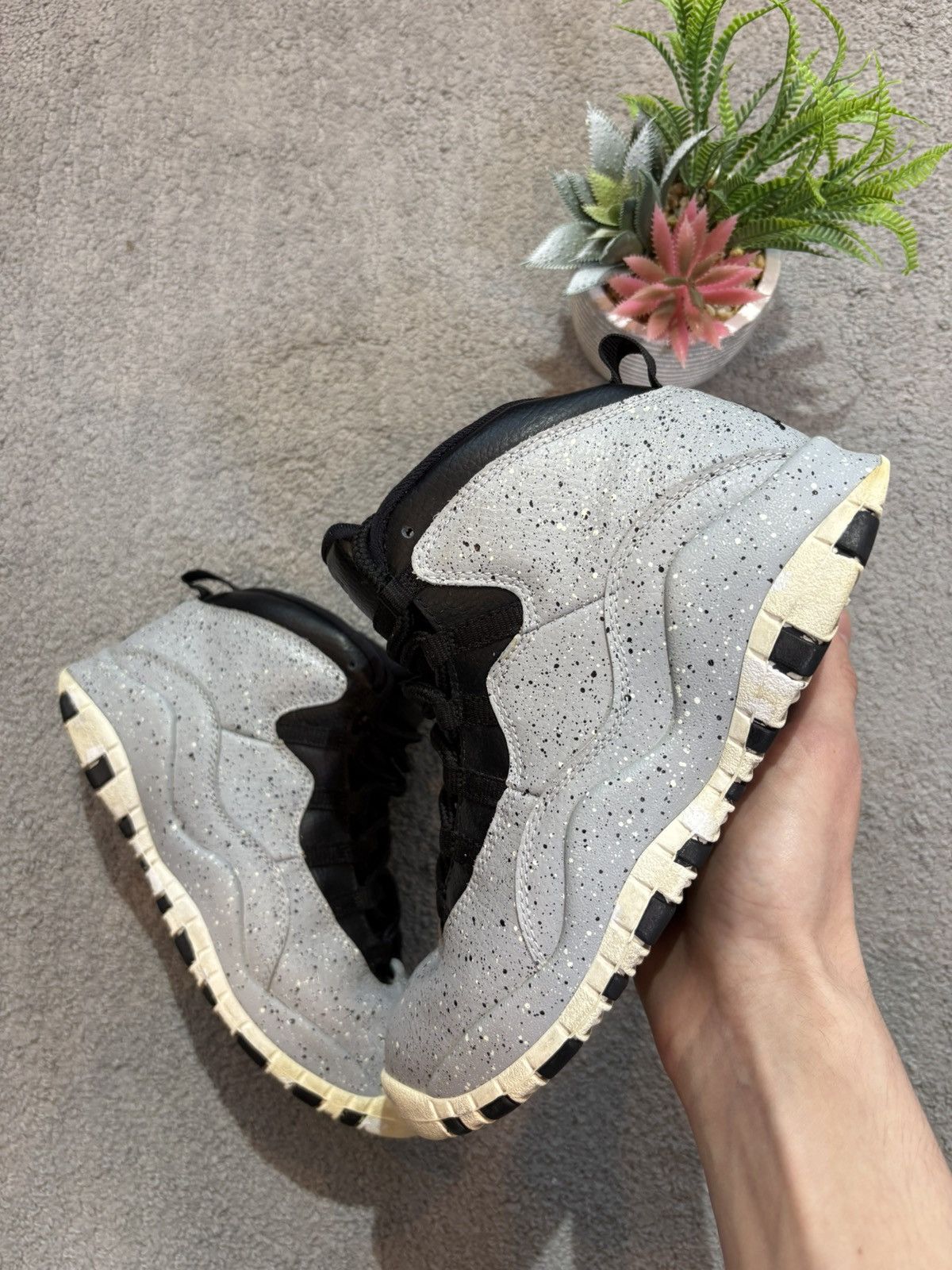Jordan Brand Nike Air Jordan X 10 Retro Cement 2018 310805-062 Men's Shoe Size US 5.5 / EU 38 - 2 Thumbnail