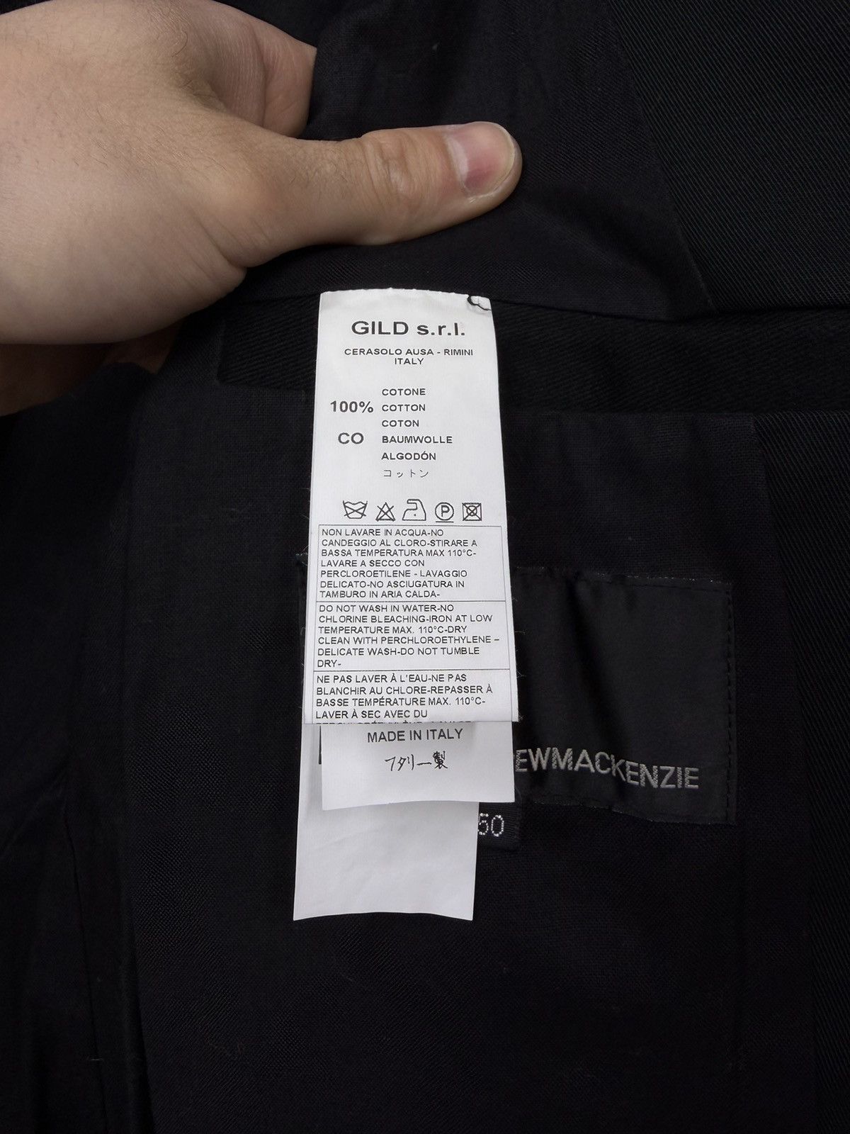 Andrew Mackenzie Andrew Mackenzie Napoleon Jacket Black Military Field Coat Size US M / EU 48-50 / 2 - 23 Thumbnail