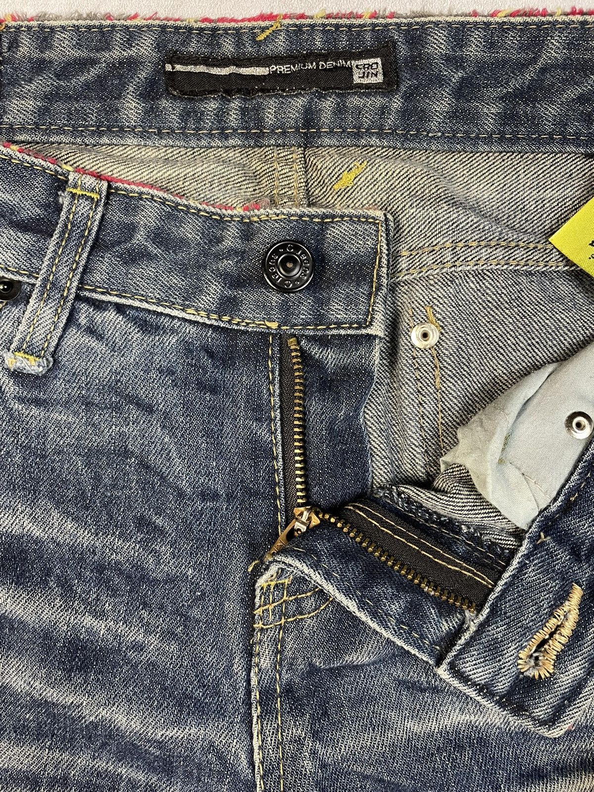 Tornado Mart 2000s Crojin Clawmark Distressed Vkei Style Denim Size US 30 / EU 46 - 5 Thumbnail