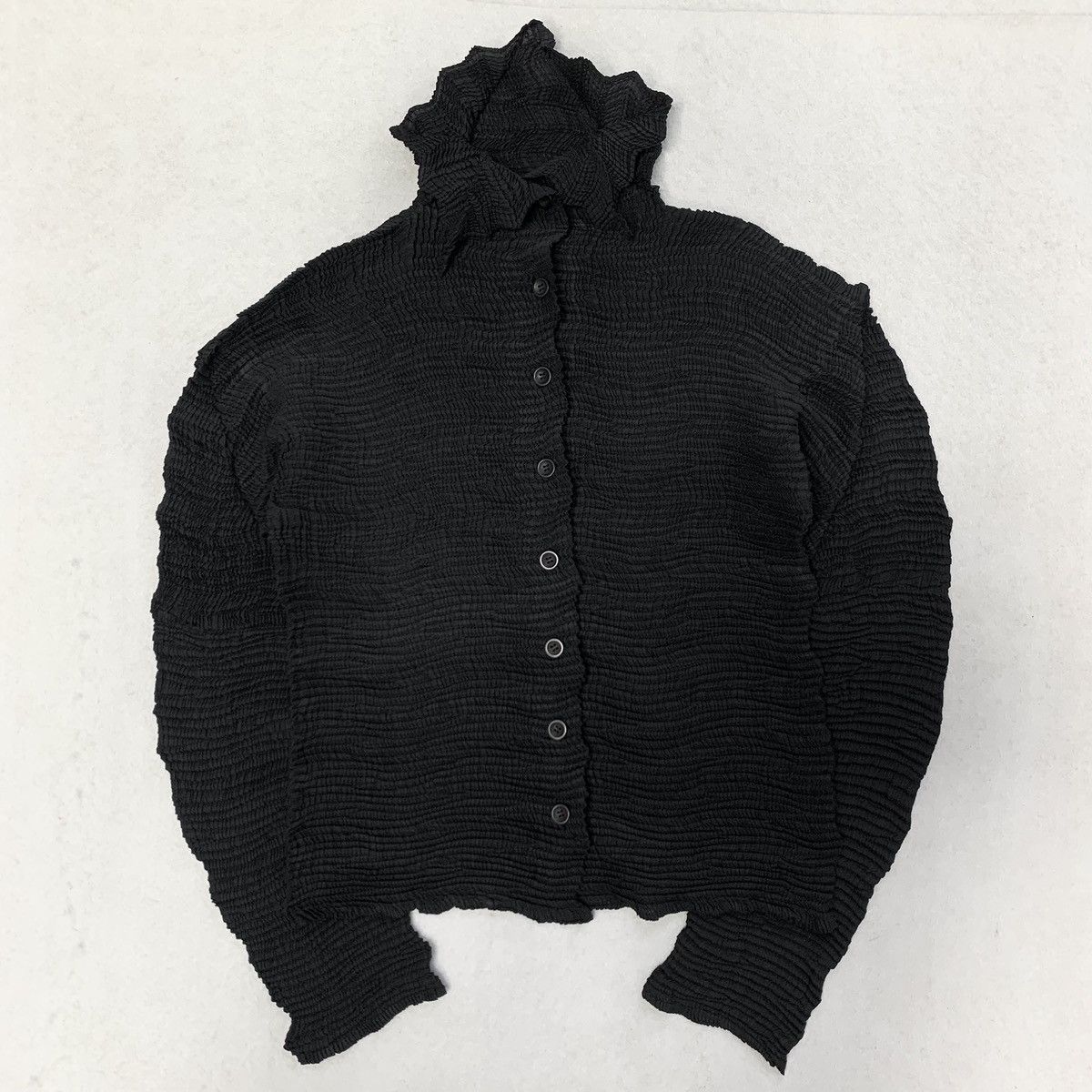 Issey Miyake Issey Miyake Fall 1998 Origami Pleated Button Up Top Size M / US 6-8 / IT 42-44 - 1 Thumbnail