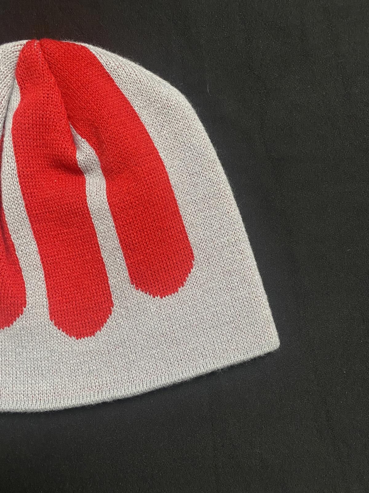 Japanese Brand Rare Street Fighter Graphic Skull White No Cuff Beanie Hats Size ONE SIZE - 2 Thumbnail
