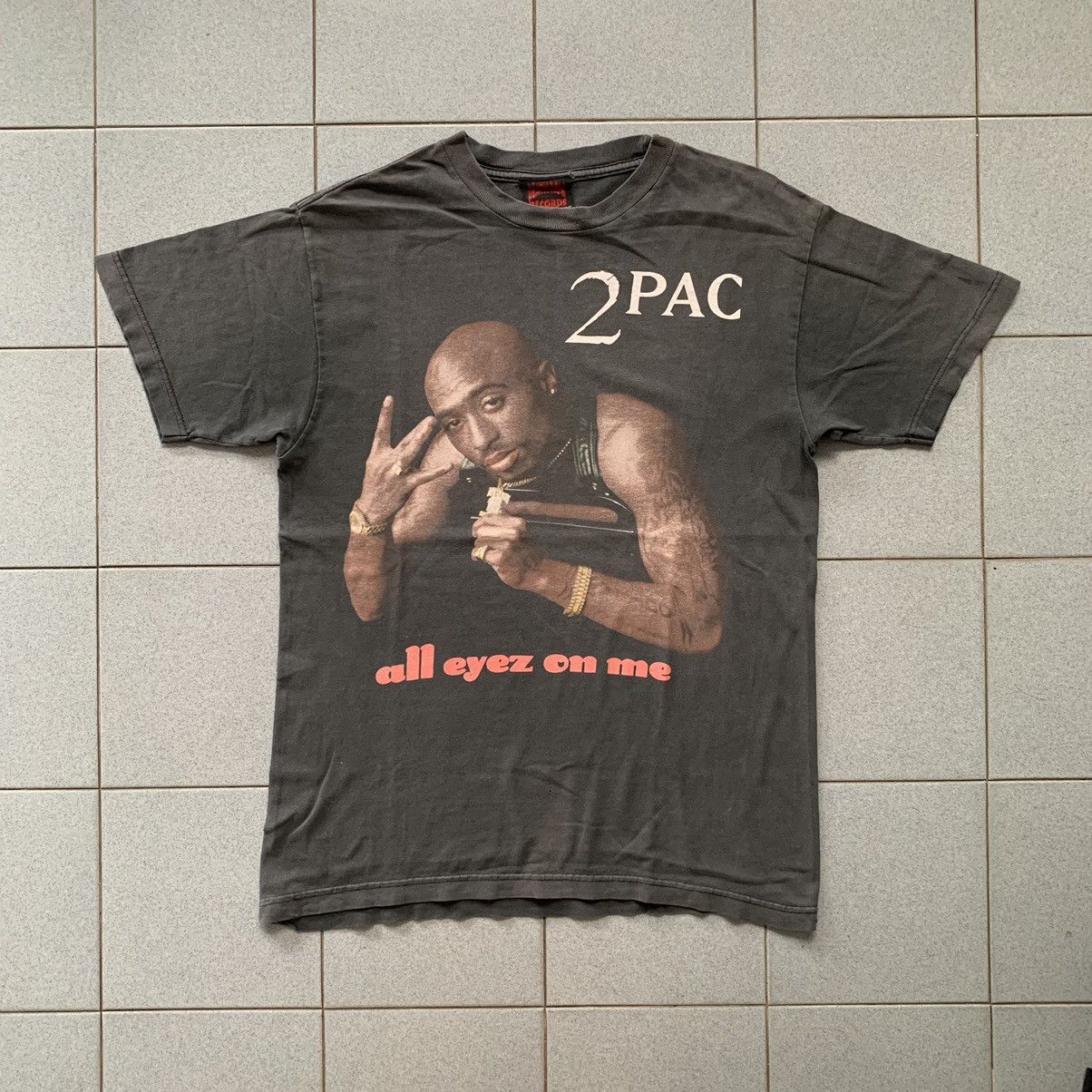 Rap Tees × Vintage Vintage Tupac Death Row Records Faded Rap tee | Grailed