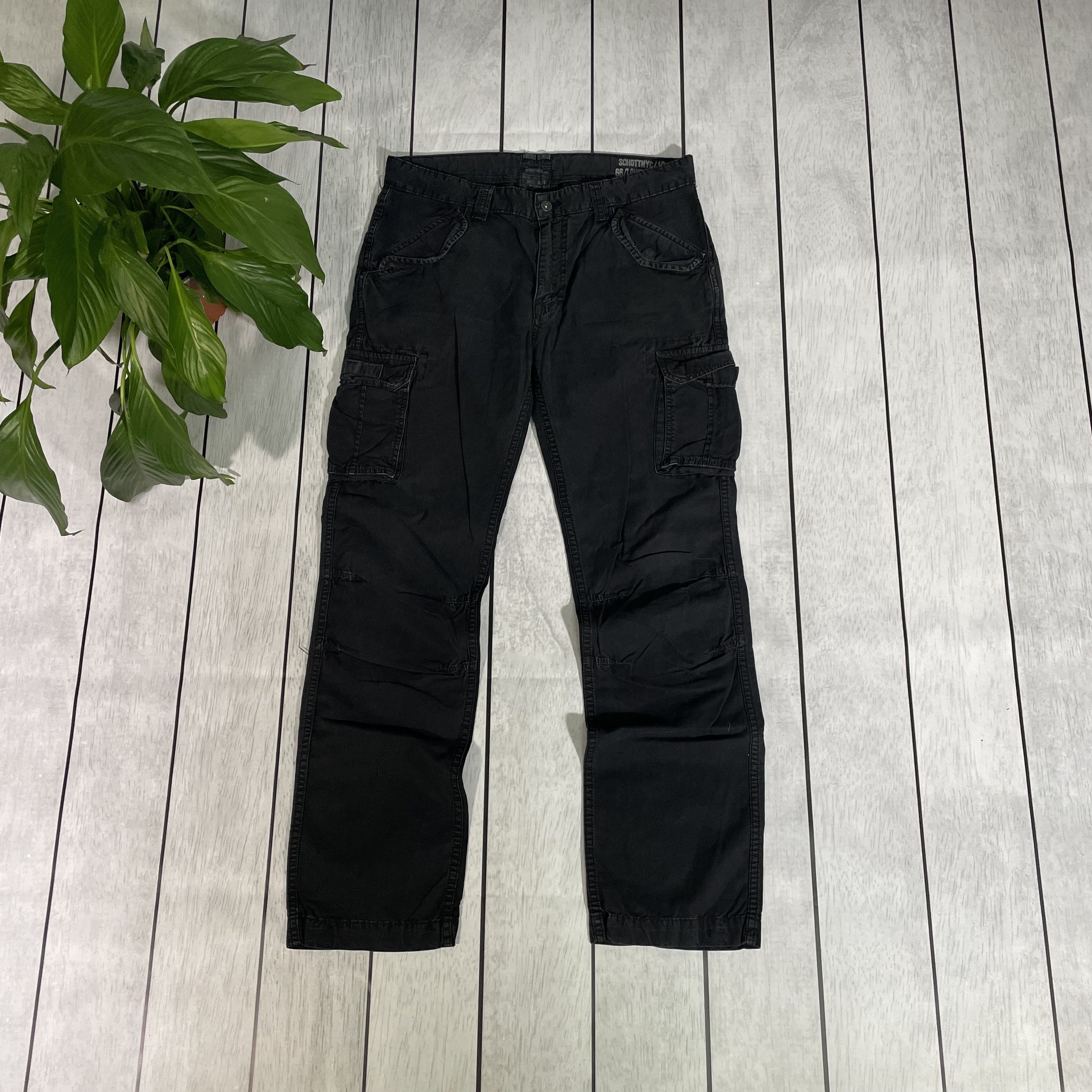 Schott Vintage Cargo Pants SCHOTT NYC streetwear y2k style sz 34 Size US 34 / EU 50 - 5 Thumbnail