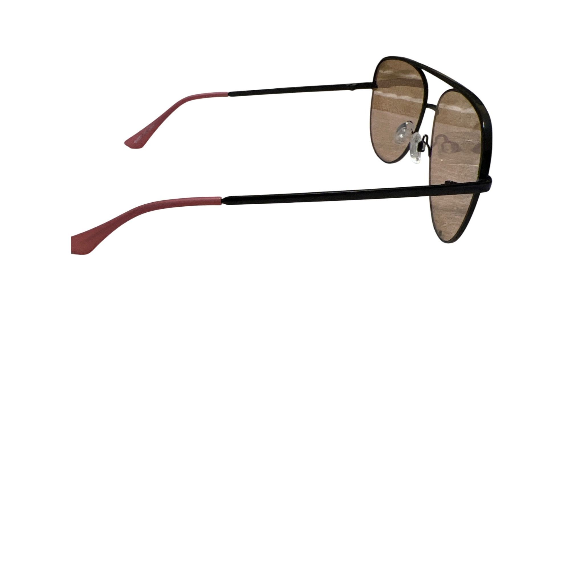 Other Evee Gemini Aviator Sunglasses Brown Tinted Lenses Black Pin Size ONE SIZE - 3 Thumbnail