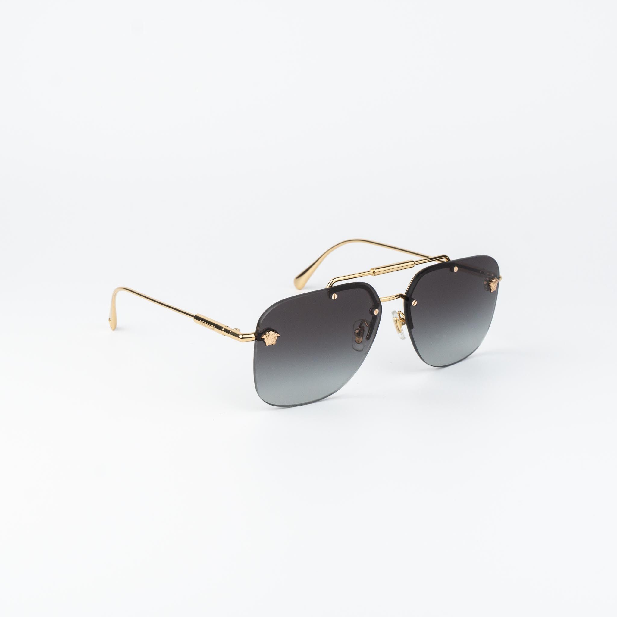 Versace Versace Men Sunglasses Pilot VE2296 100284 NEW AUTHENTIC Size ONE SIZE - 4 Thumbnail