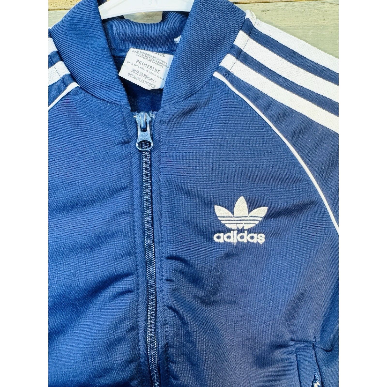 Adidas Adidas Boys BLUE PRIMEBLUE Zip Up Hoodie Athletic Jacket YXS Size US XS / EU 42 / 0 - 5 Thumbnail
