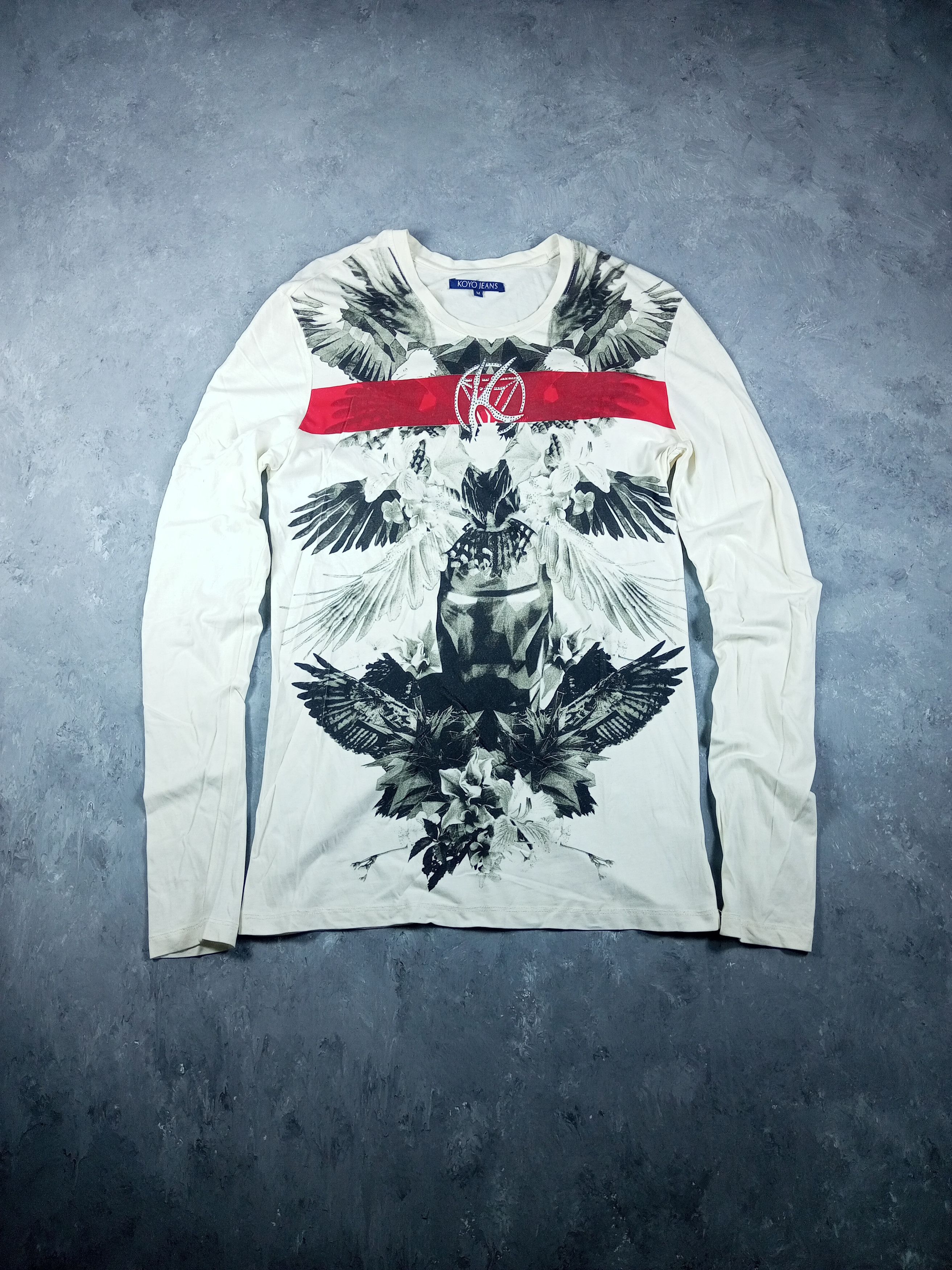 Japanese Brand 2000s Japanese archive Vkei Slim Long Sleeve Tee Size US M / EU 48-50 / 2 - 1 Thumbnail