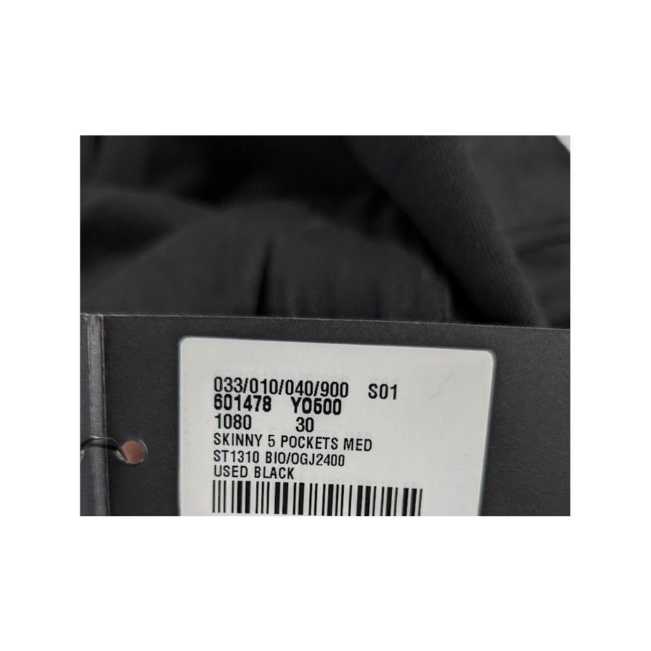 Saint Laurent Paris o1rshd1 Skinny 5 Pocket Med in Used Black Size US 30 / EU 46 - 19 Thumbnail