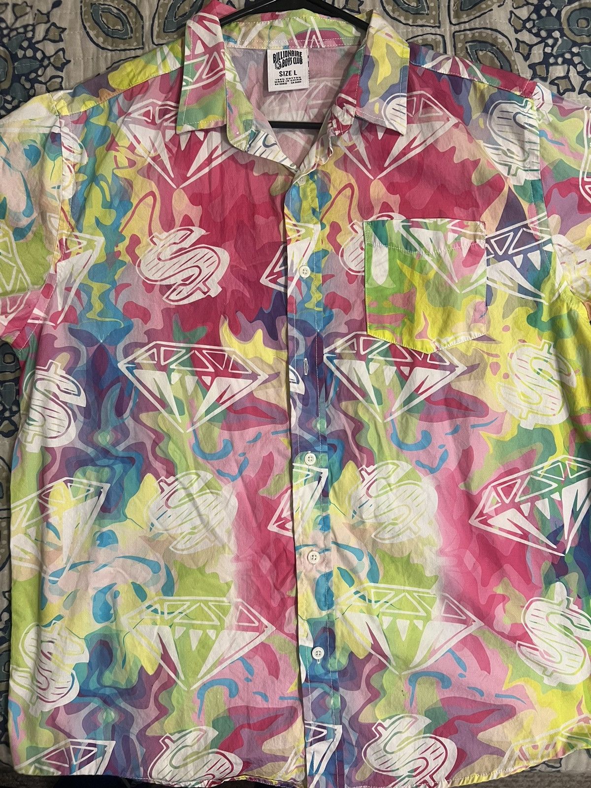 Billionaire Boys Club Billionaire Boys Club multicolor button down size LG Size US L / EU 52-54 / 3 - 1 Thumbnail