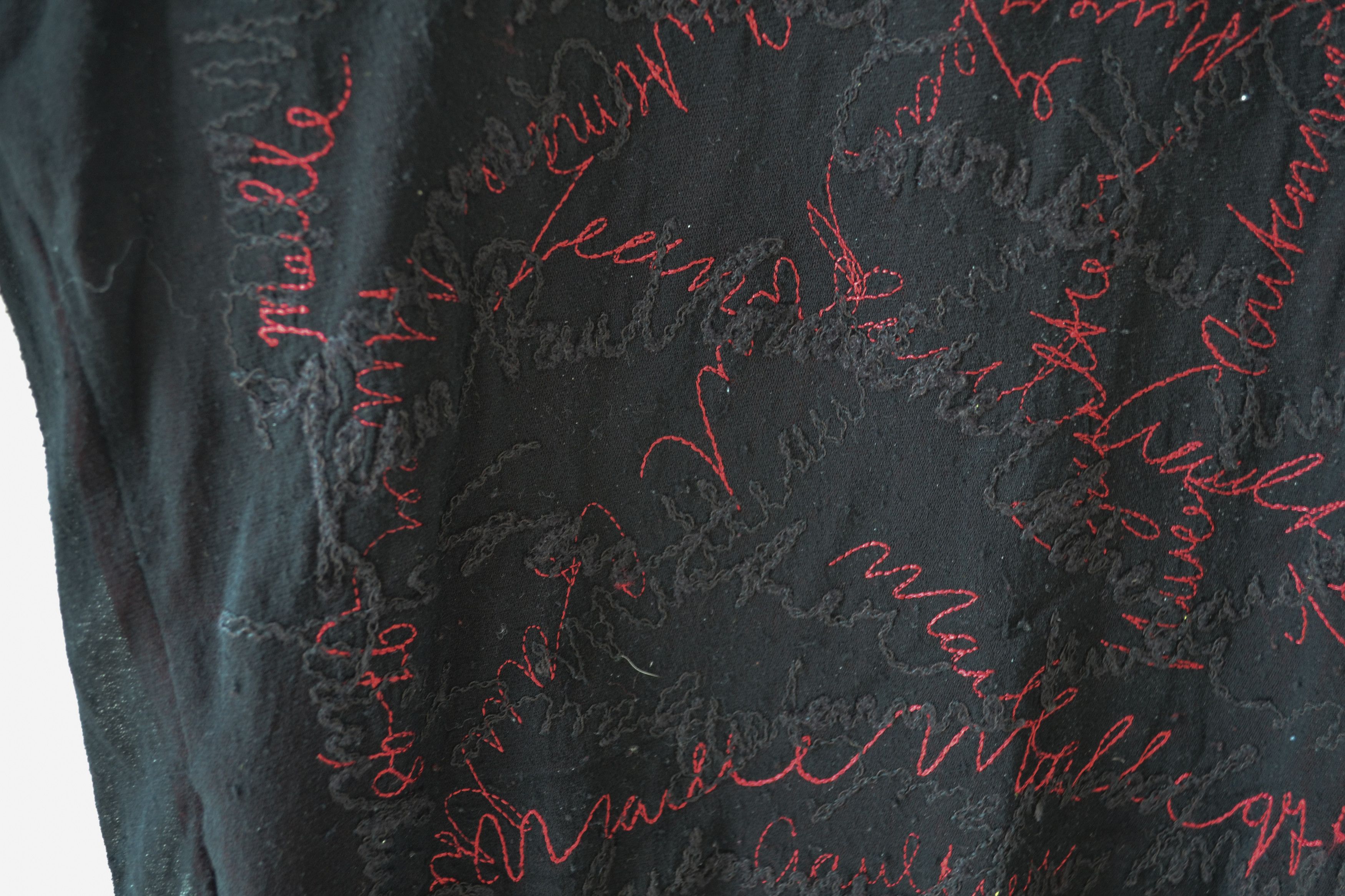 Jean Paul Gaultier Jean Paul Gaultier Sweater Embroidery Long Sleeve Black Size M / US 6-8 / IT 42-44 - 9 Thumbnail
