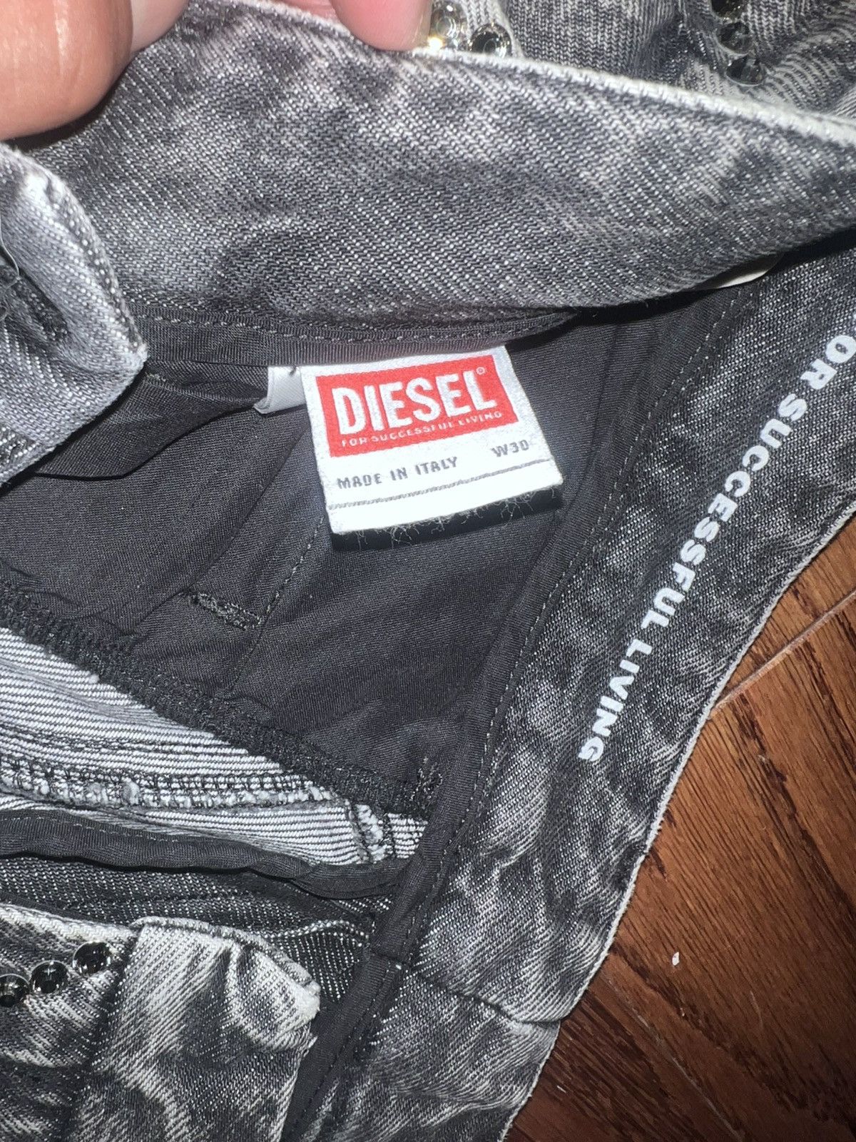 Diesel Diesel rhinestone denim jeans Size US 30 / EU 46 - 5 Thumbnail