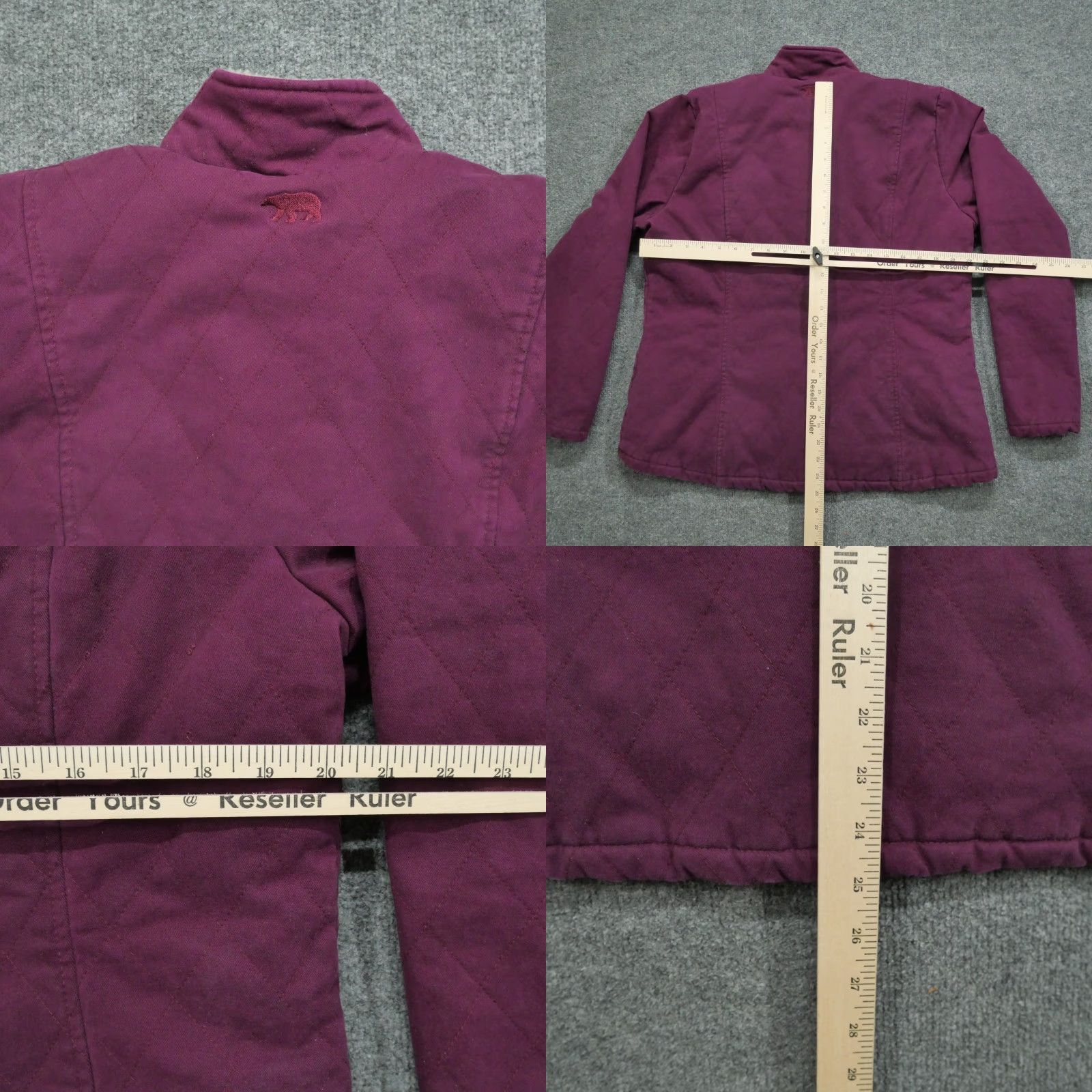 Vintage Polar King Jacket Womens XL Purple Sherpa Lined Workwear Winter Coat Key Size XL / US 12-14 / IT 48-50 - 9 Thumbnail