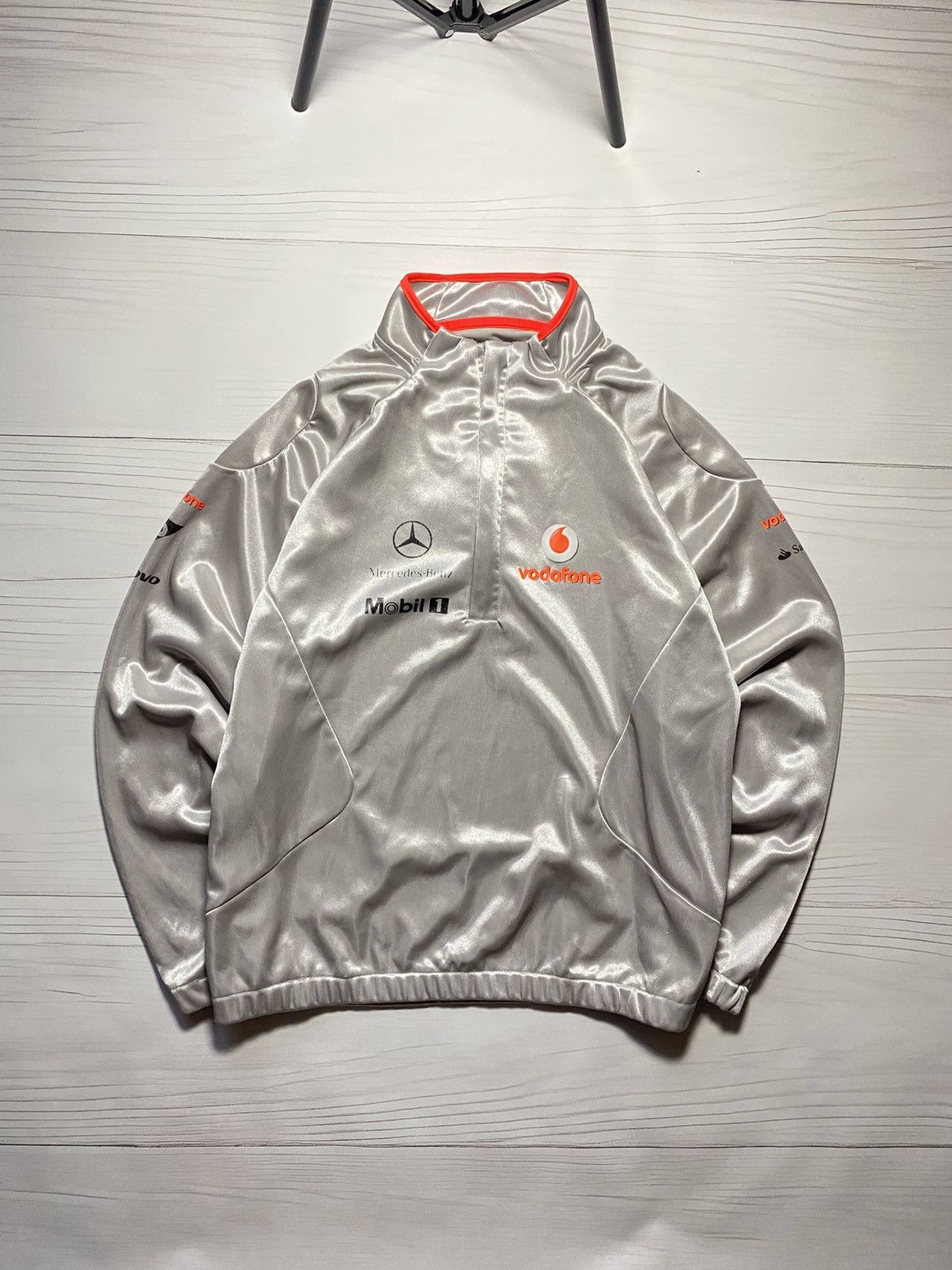 Mercedes-Benz × Vintage Vofafone Mercedes Benz McLaren racing 1/3 zip pullover Size US L / EU 52-54 / 3 - 1 Thumbnail