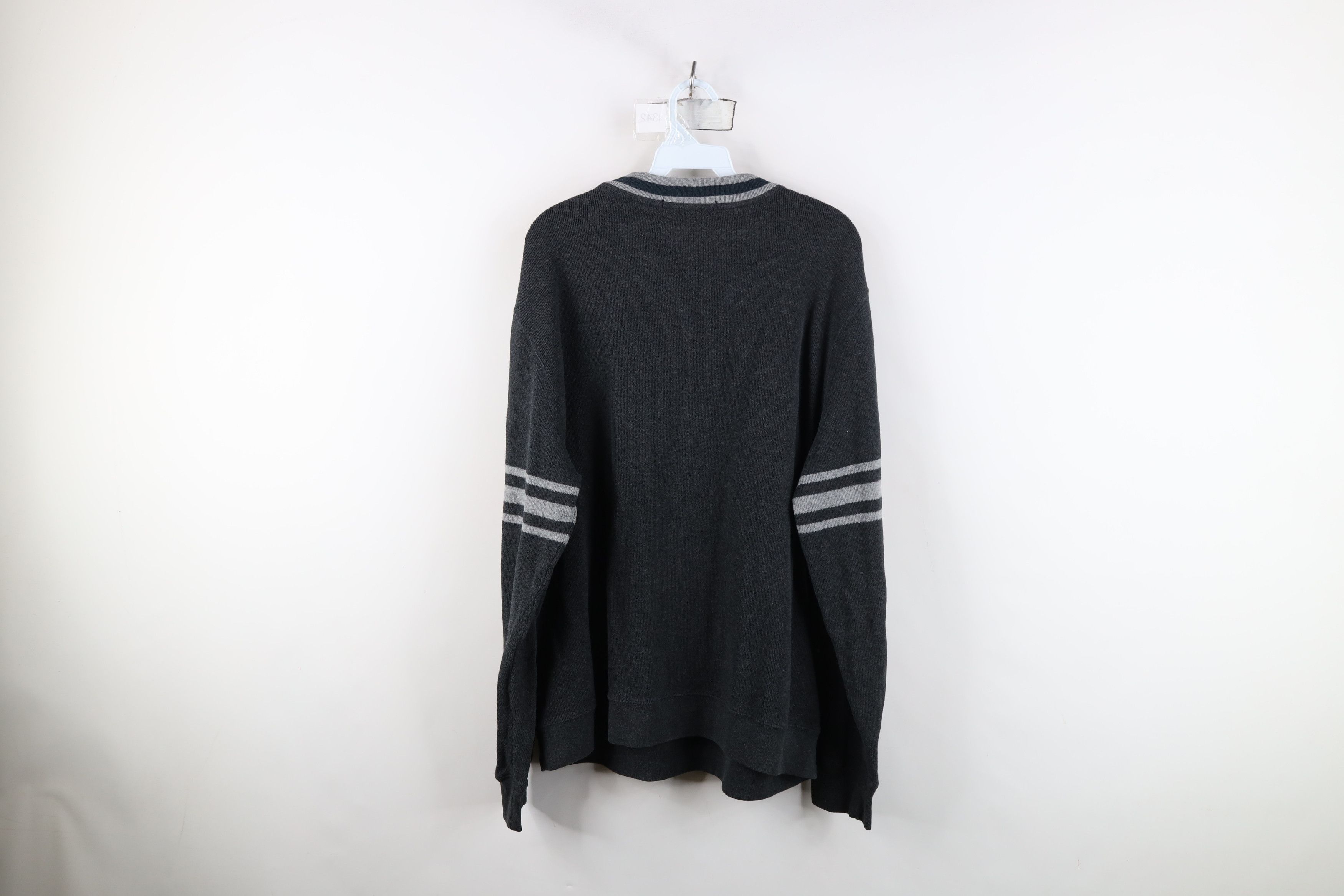 Banana Republic Vintage Y2K 2001 Banana Republic Block Ribbed Knit Sweater Size US L / EU 52-54 / 3 - 8 Thumbnail