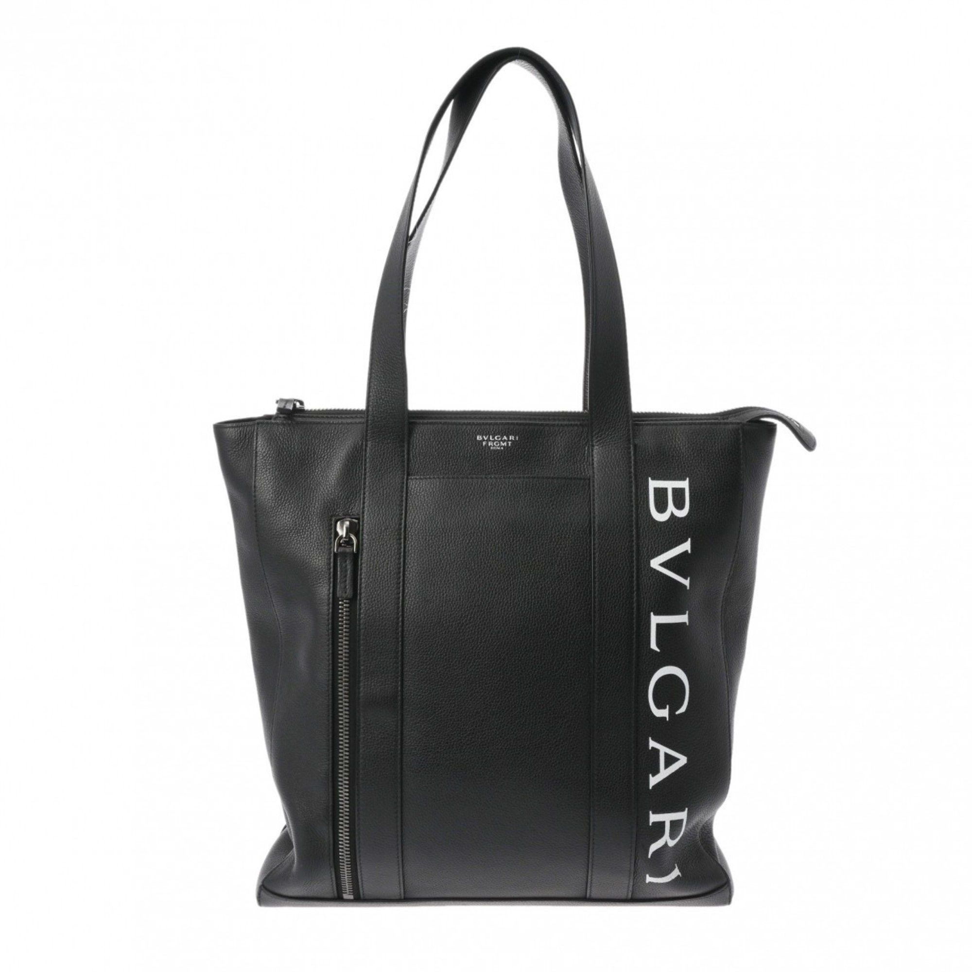 Bvlgari BVLGARI Fragment collaboration black men's leather tote bag Size ONE SIZE - 1 Thumbnail
