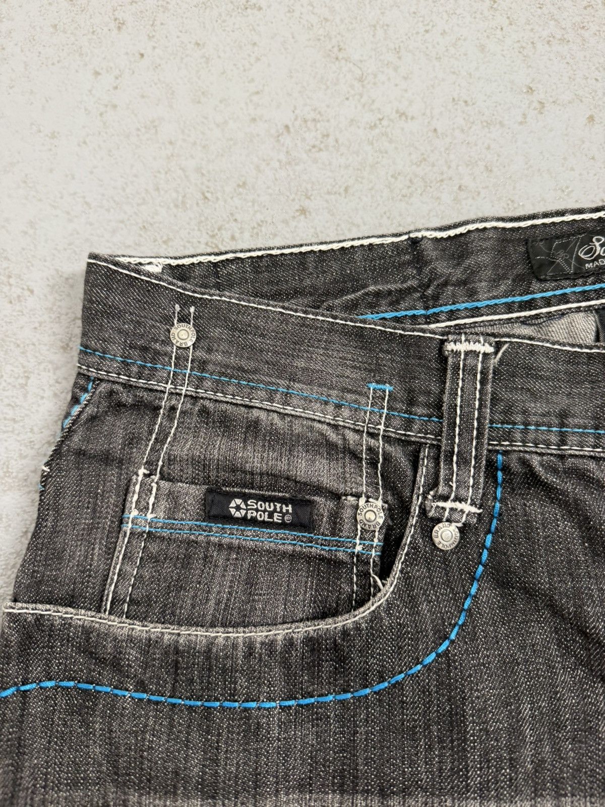 Southpole Vintage Southpole Comic Embroidered Logo Skate Y2K Jeans Size US 32 / EU 48 - 13 Thumbnail