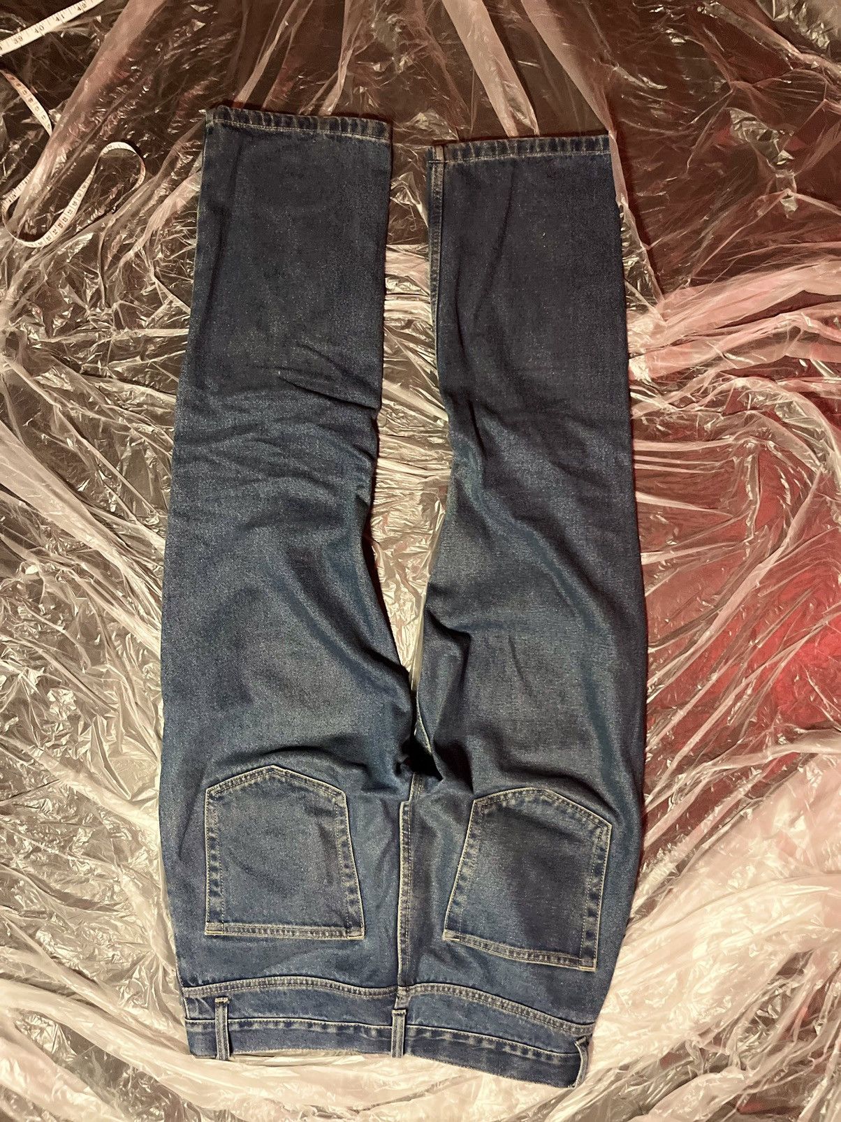 Japanese Brand Custom Horror Graphic Denim Jeans (Straight Fit, DIY2020s) Size US 30 / EU 46 - 10 Thumbnail