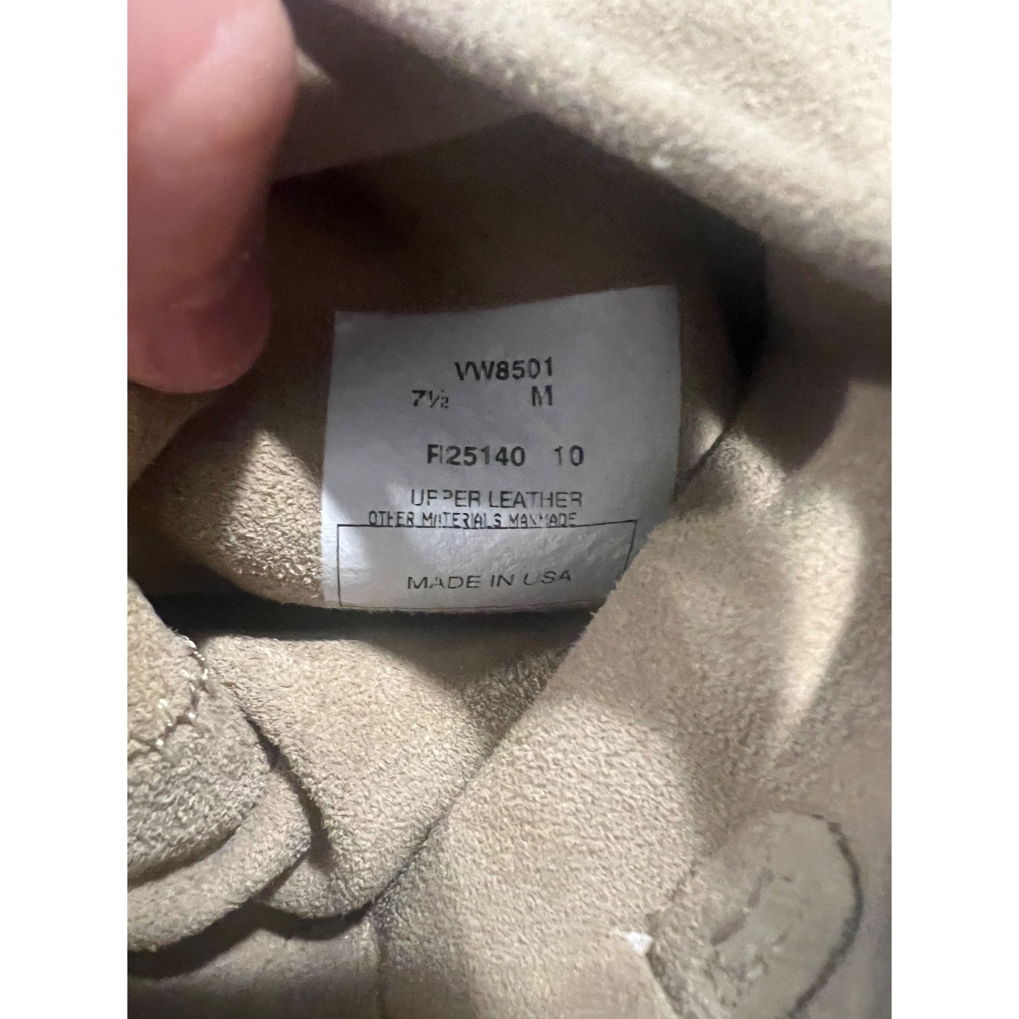 Vintage Shoe Co. Vintage Shoe Company Sueded Leather Boots - Size 7.5 Size US 7.5 / IT 37.5 - 8 Thumbnail