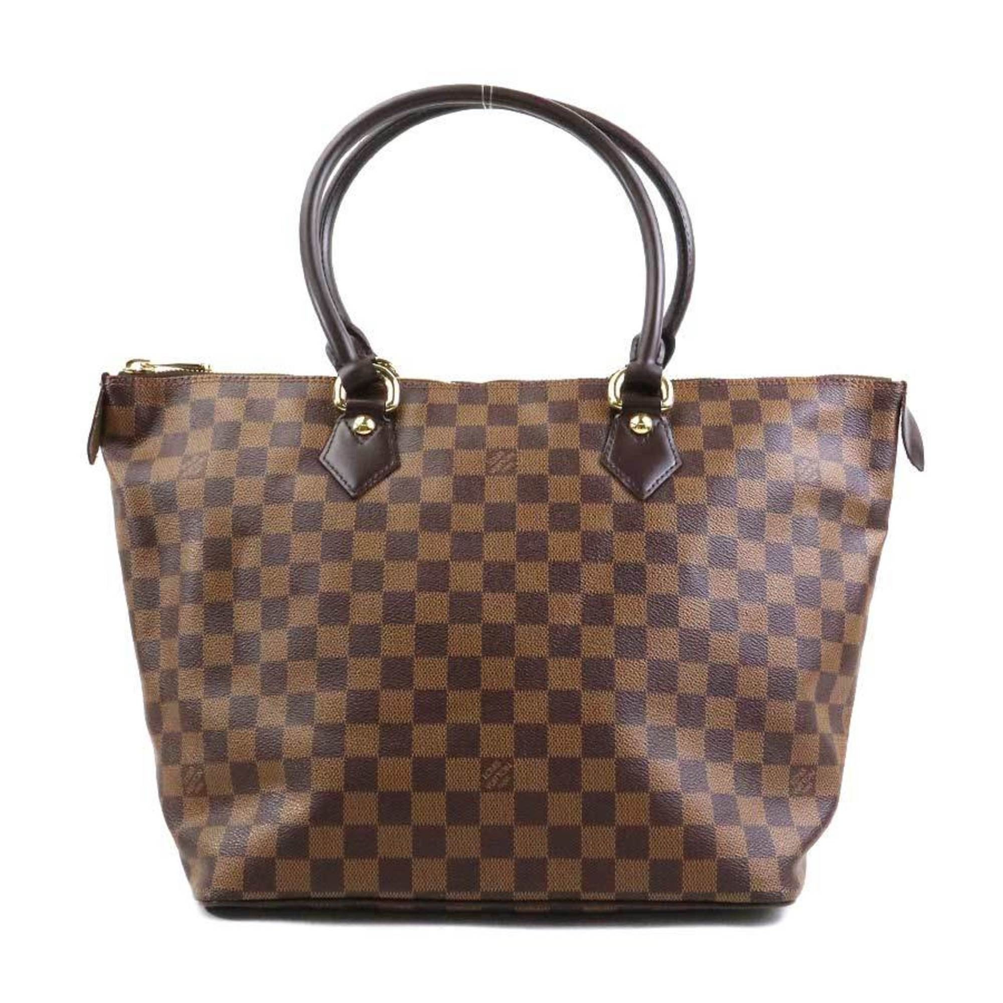 Louis Vuitton Louis Vuitton Handbag Damier Saleya MM Canvas Brown Gold Women's N51182 e60253g Size ONE SIZE - 1 Thumbnail