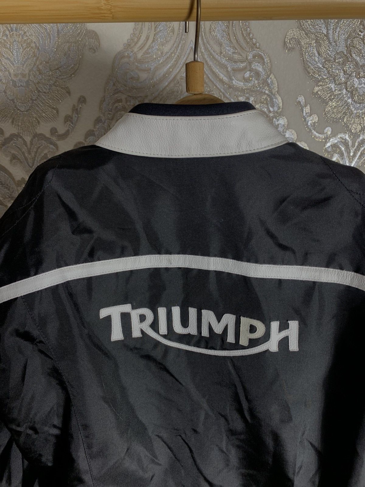 Harley Davidson VINTAGE TRIUMPH MOTORCYCLE JACKET BIKE RACING RETRO Y2K 90s Size US M / EU 48-50 / 2 - 9 Thumbnail