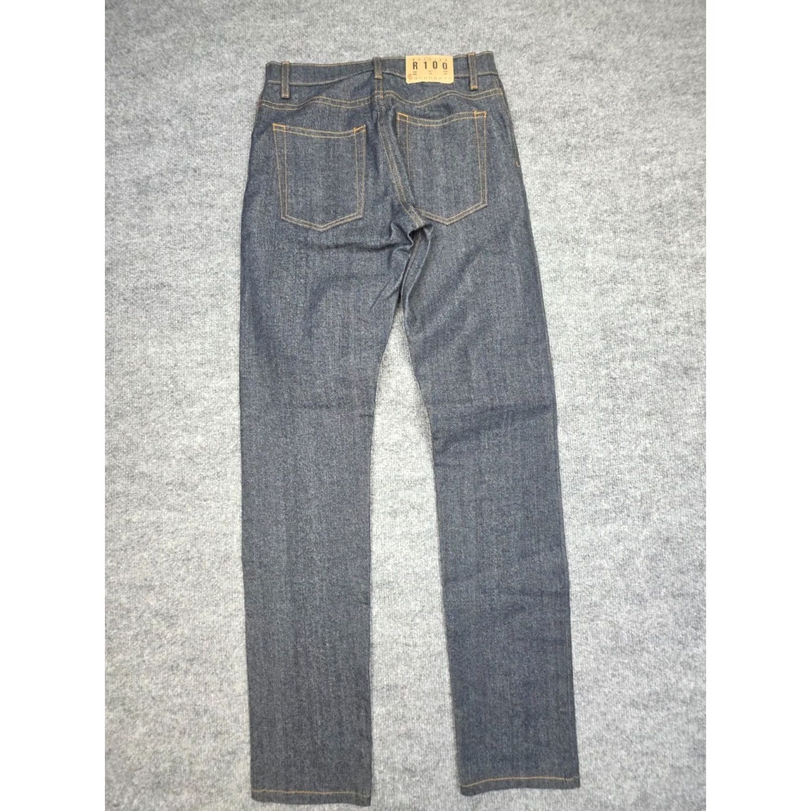 Raleigh Denim Raleigh Denim R100 Jeans Men's 28 x 32 Dark Blue USA NWOT Size US 32 / EU 48 - 2 Thumbnail